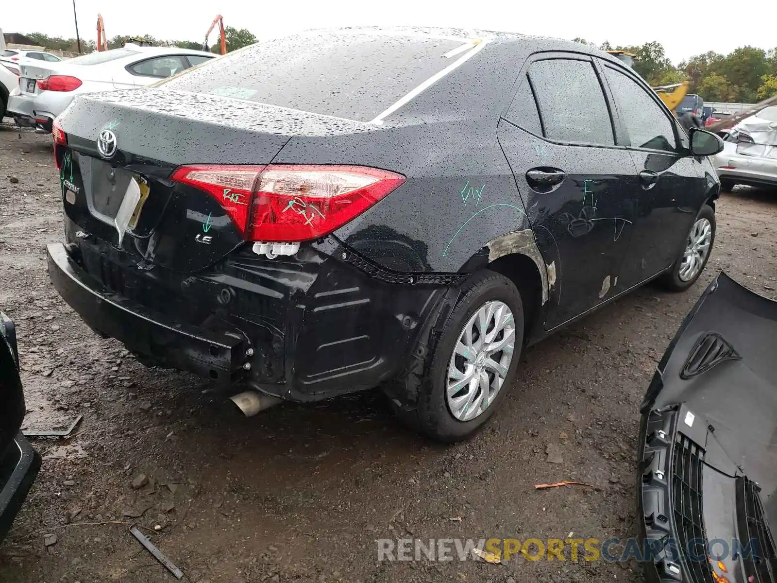 4 Photograph of a damaged car 5YFBURHE7KP910786 TOYOTA COROLLA 2019