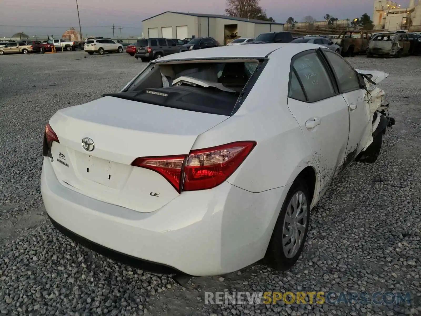 4 Photograph of a damaged car 5YFBURHE7KP910996 TOYOTA COROLLA 2019