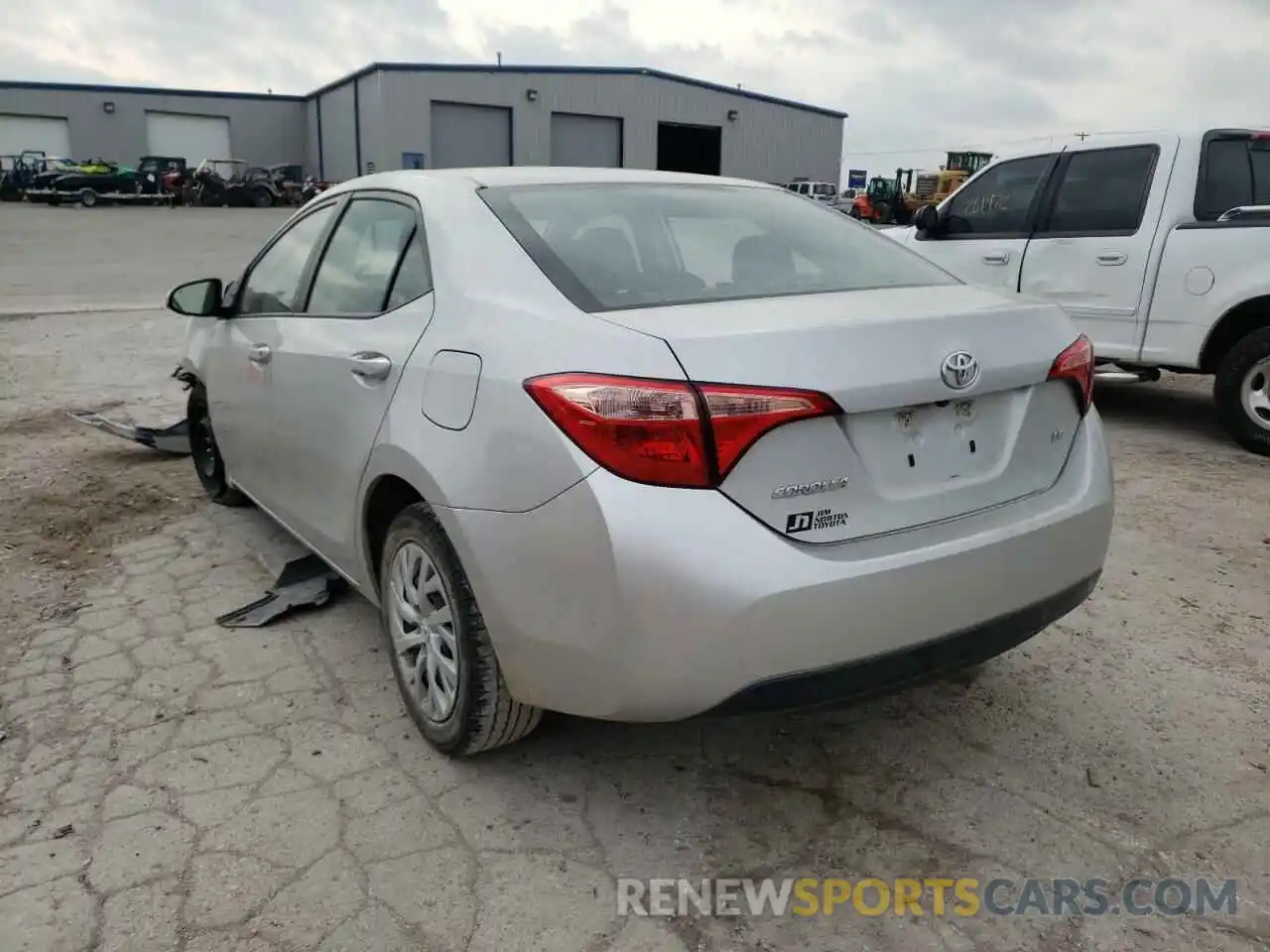 3 Photograph of a damaged car 5YFBURHE7KP911131 TOYOTA COROLLA 2019