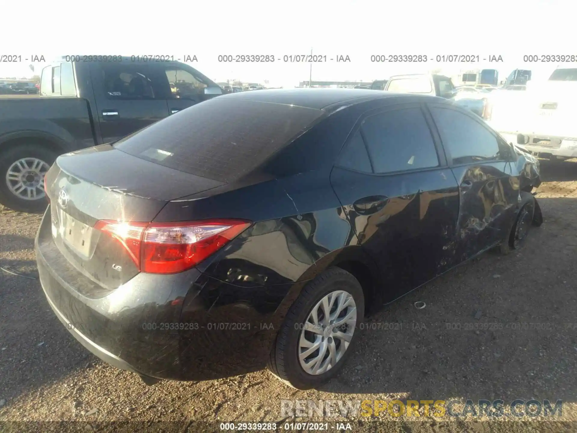 4 Photograph of a damaged car 5YFBURHE7KP911372 TOYOTA COROLLA 2019