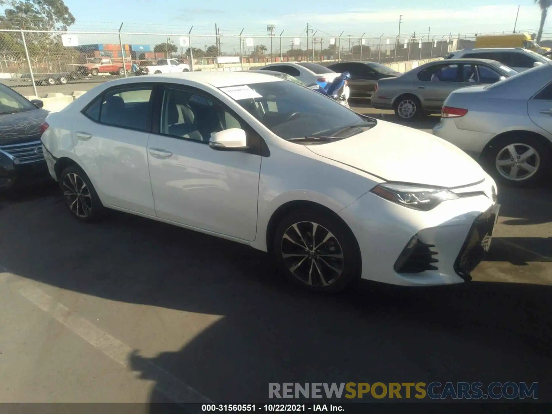 1 Photograph of a damaged car 5YFBURHE7KP911601 TOYOTA COROLLA 2019