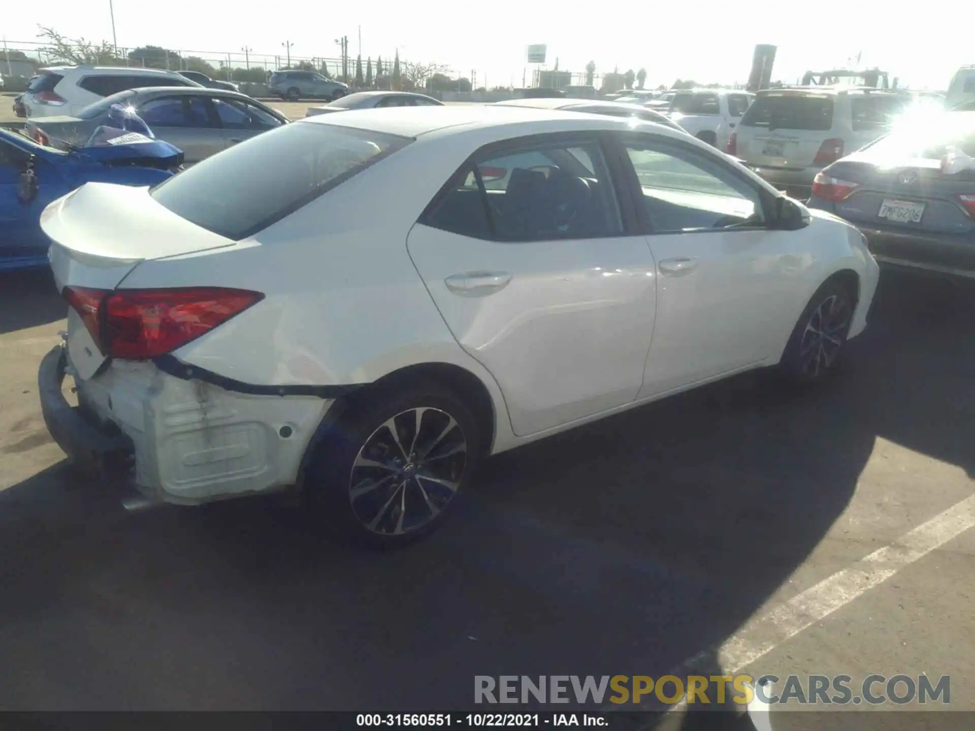 4 Photograph of a damaged car 5YFBURHE7KP911601 TOYOTA COROLLA 2019