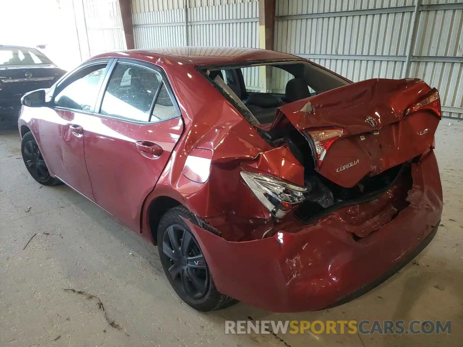 3 Photograph of a damaged car 5YFBURHE7KP911971 TOYOTA COROLLA 2019