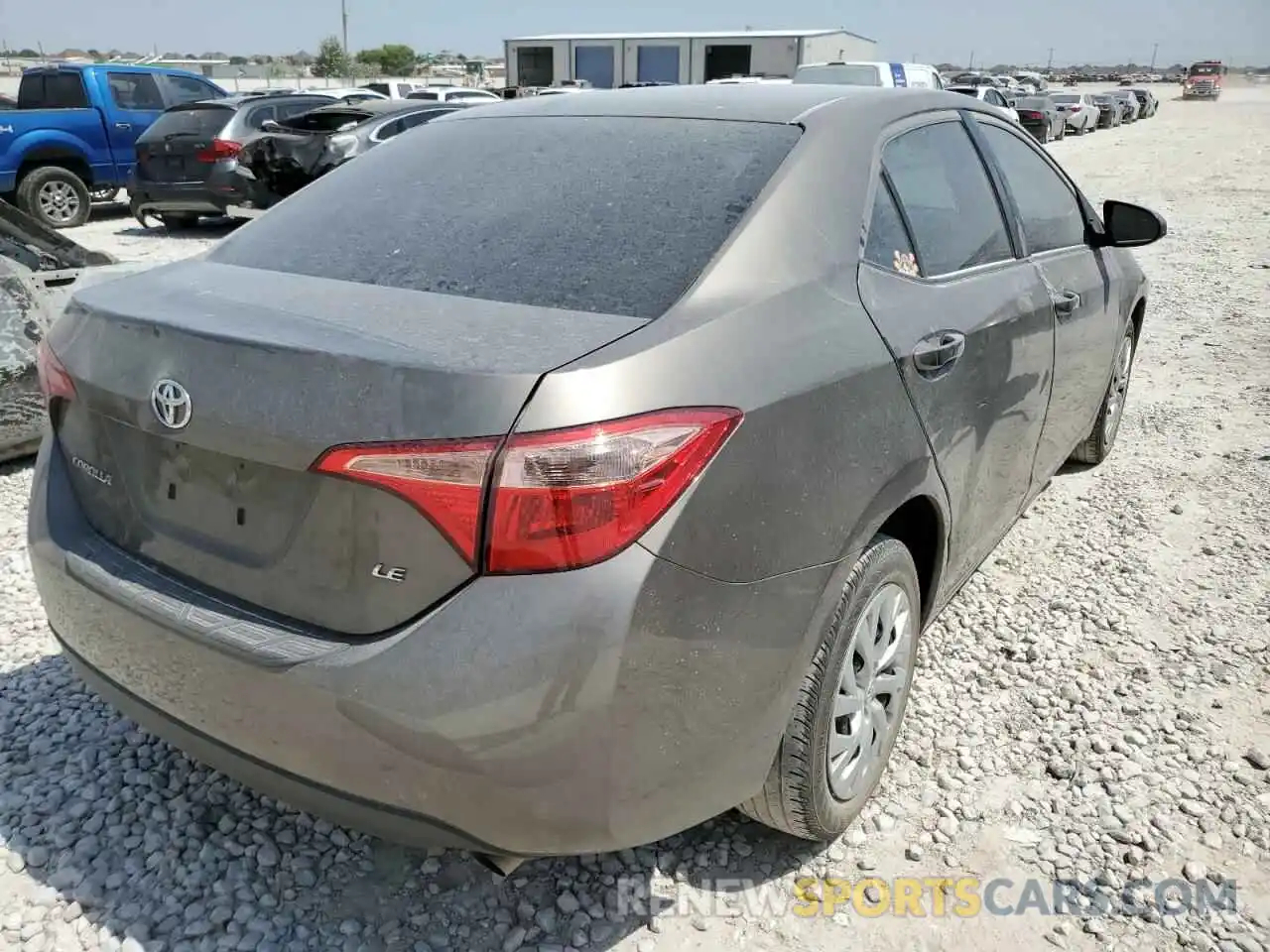 4 Фотография поврежденного автомобиля 5YFBURHE7KP912473 TOYOTA COROLLA 2019