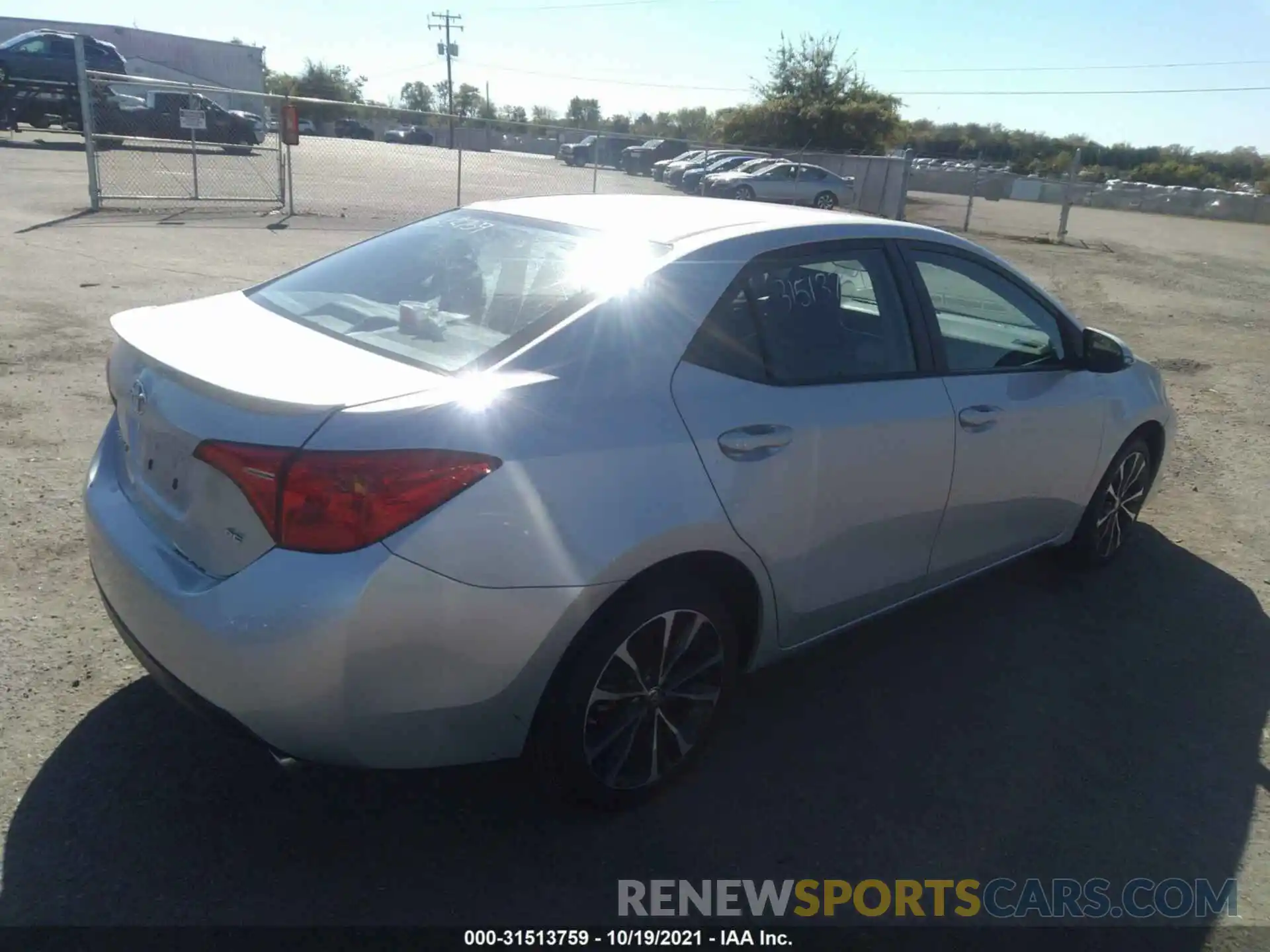 4 Photograph of a damaged car 5YFBURHE7KP912747 TOYOTA COROLLA 2019