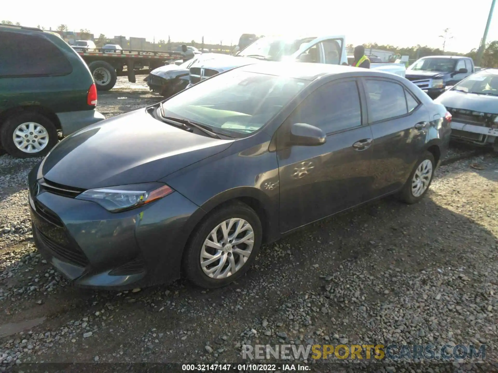 2 Photograph of a damaged car 5YFBURHE7KP912974 TOYOTA COROLLA 2019