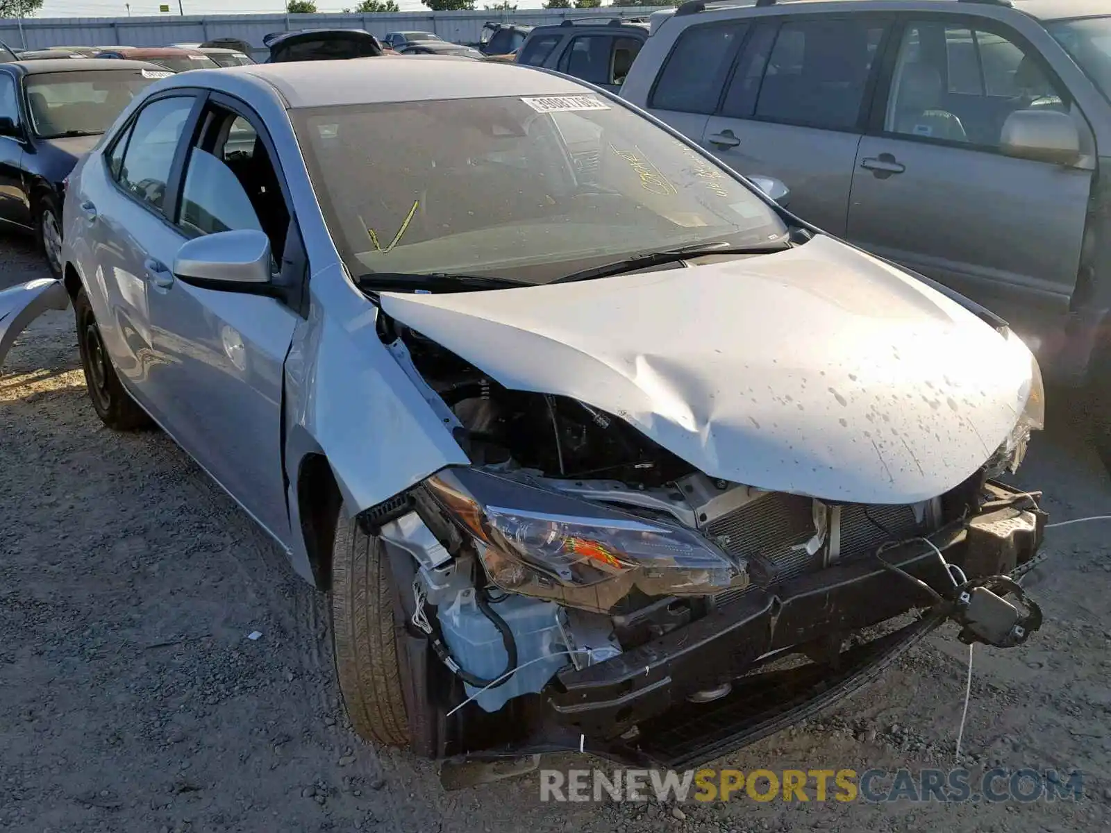 1 Photograph of a damaged car 5YFBURHE7KP913154 TOYOTA COROLLA 2019