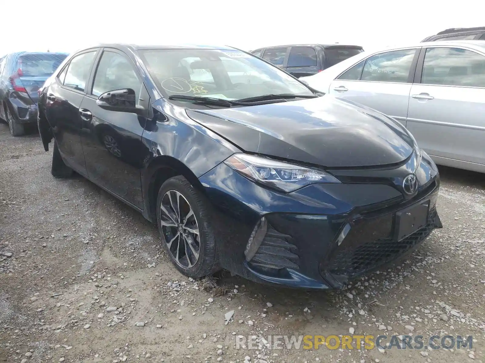 1 Photograph of a damaged car 5YFBURHE7KP913218 TOYOTA COROLLA 2019