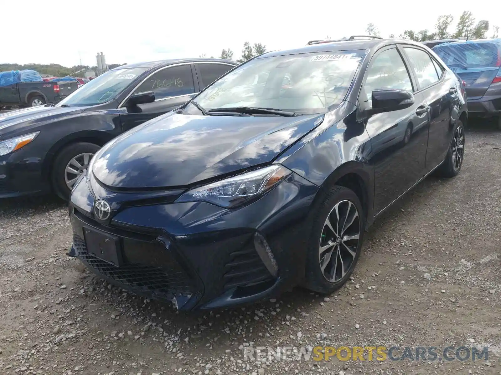 2 Photograph of a damaged car 5YFBURHE7KP913218 TOYOTA COROLLA 2019