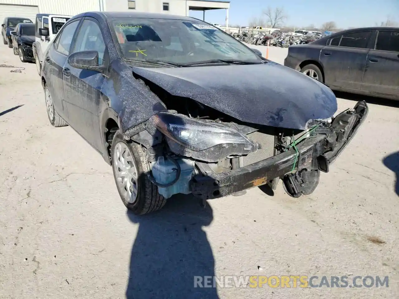 1 Photograph of a damaged car 5YFBURHE7KP913509 TOYOTA COROLLA 2019