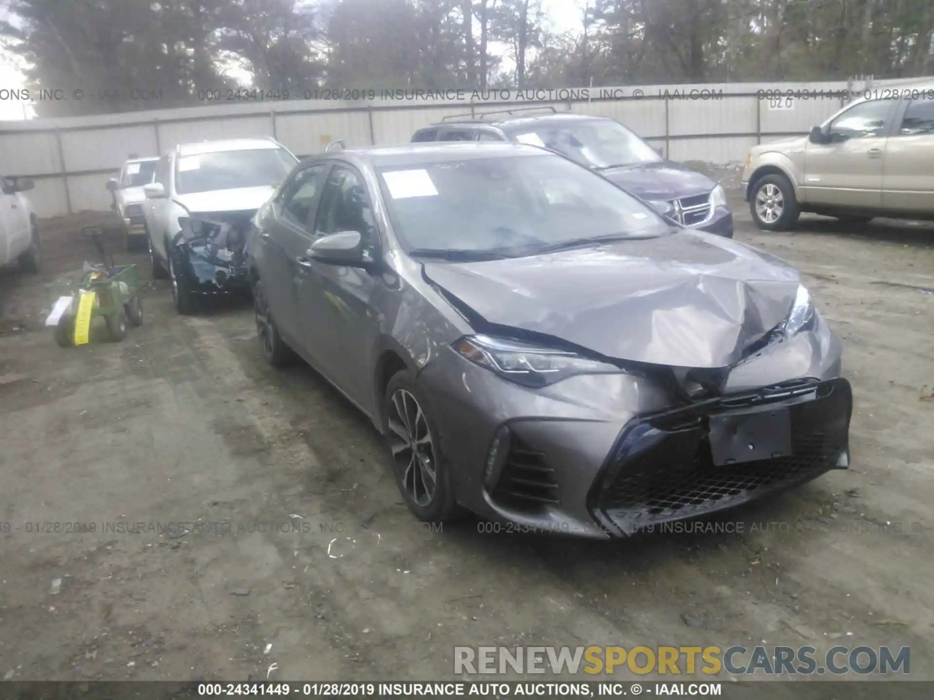 1 Photograph of a damaged car 5YFBURHE7KP913896 TOYOTA COROLLA 2019