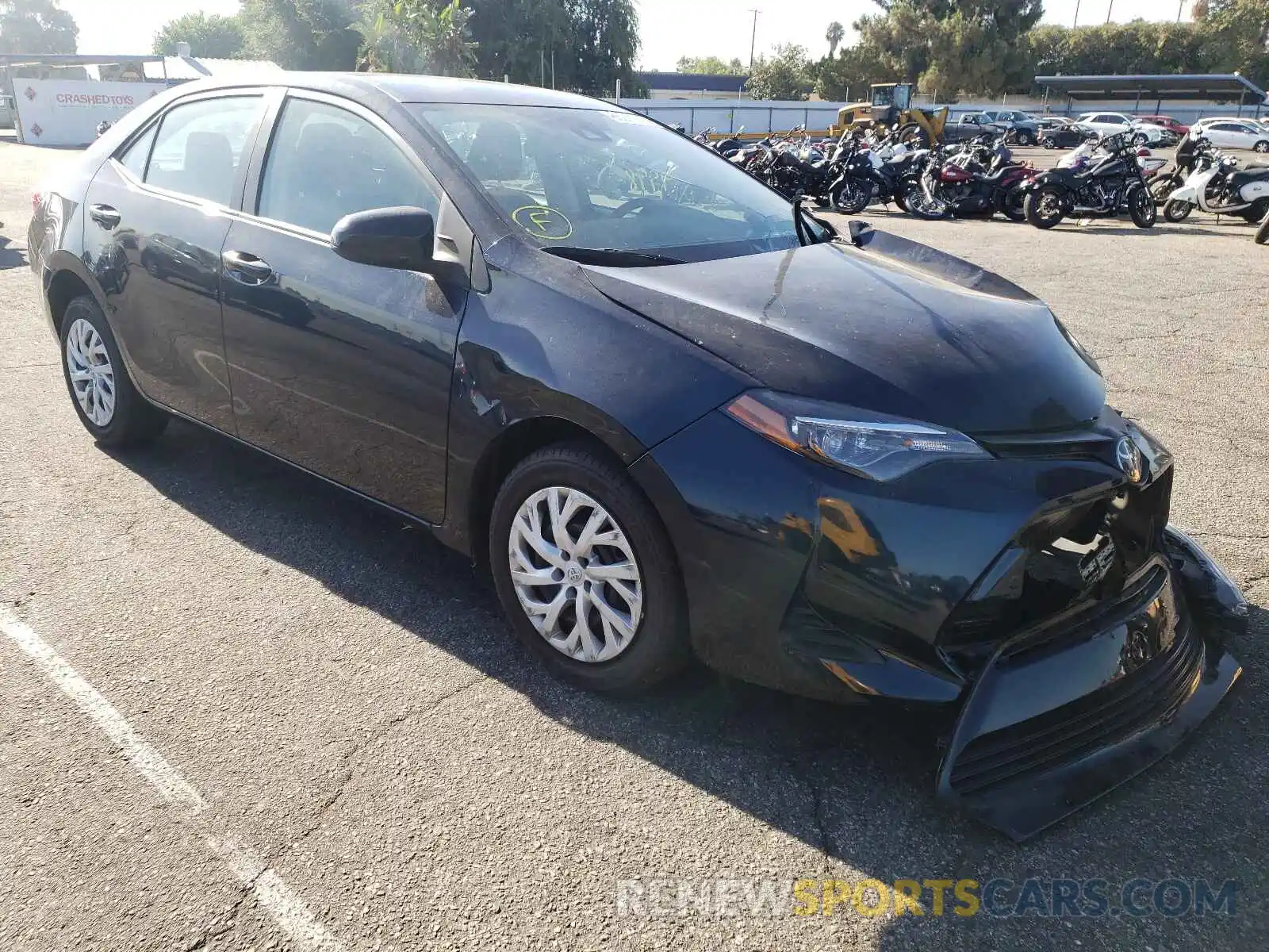 1 Photograph of a damaged car 5YFBURHE7KP914403 TOYOTA COROLLA 2019