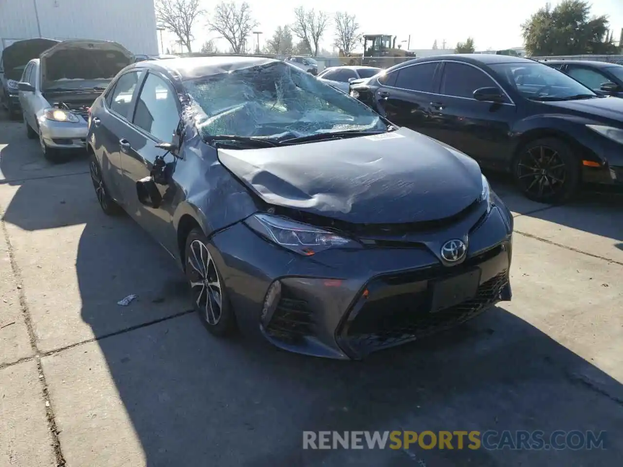 1 Photograph of a damaged car 5YFBURHE7KP914515 TOYOTA COROLLA 2019