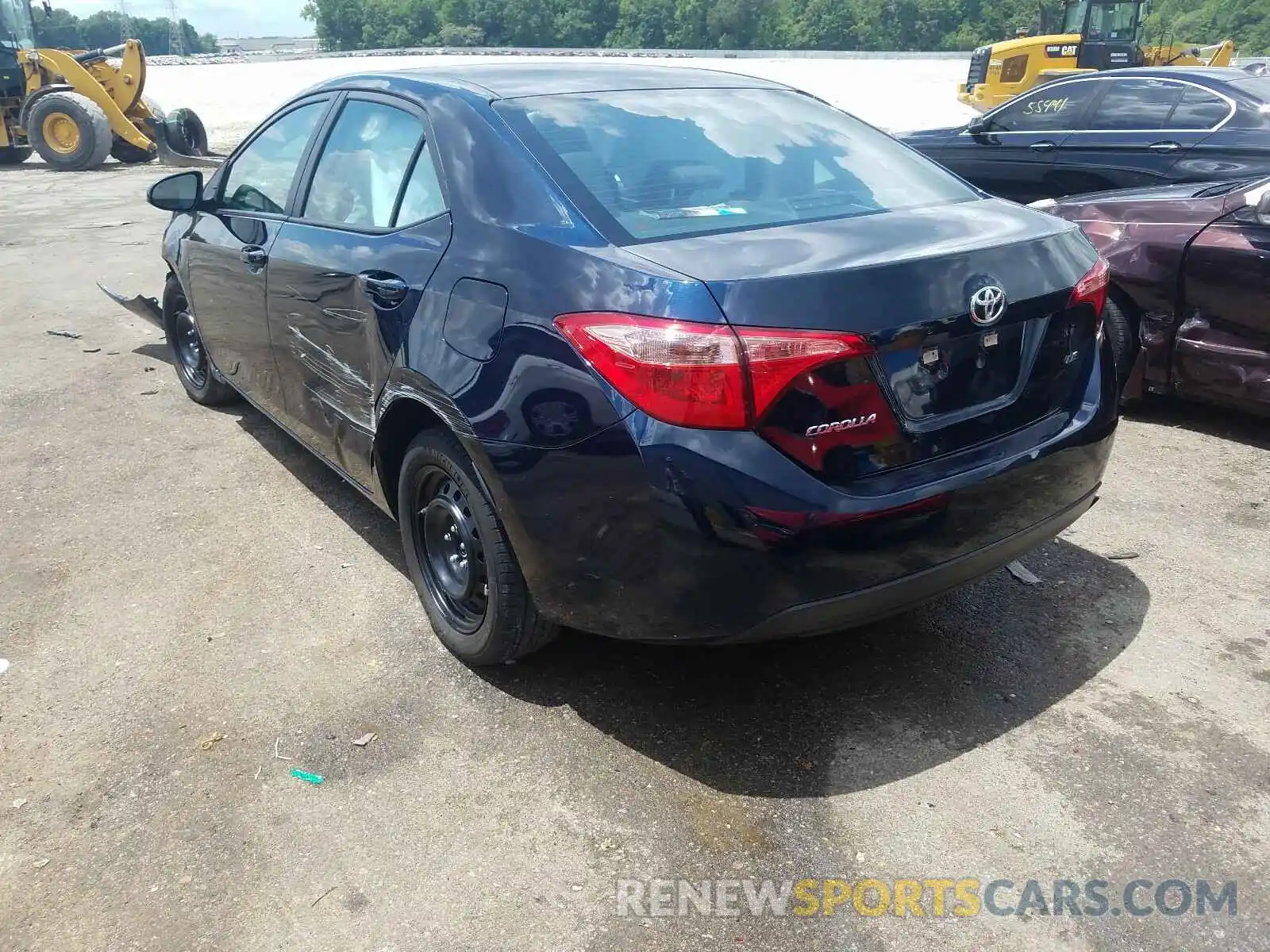 3 Photograph of a damaged car 5YFBURHE7KP915244 TOYOTA COROLLA 2019