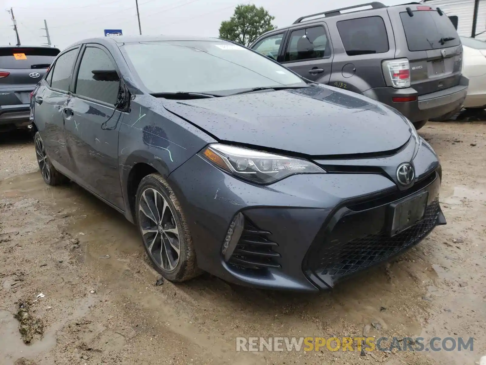 1 Photograph of a damaged car 5YFBURHE7KP915325 TOYOTA COROLLA 2019