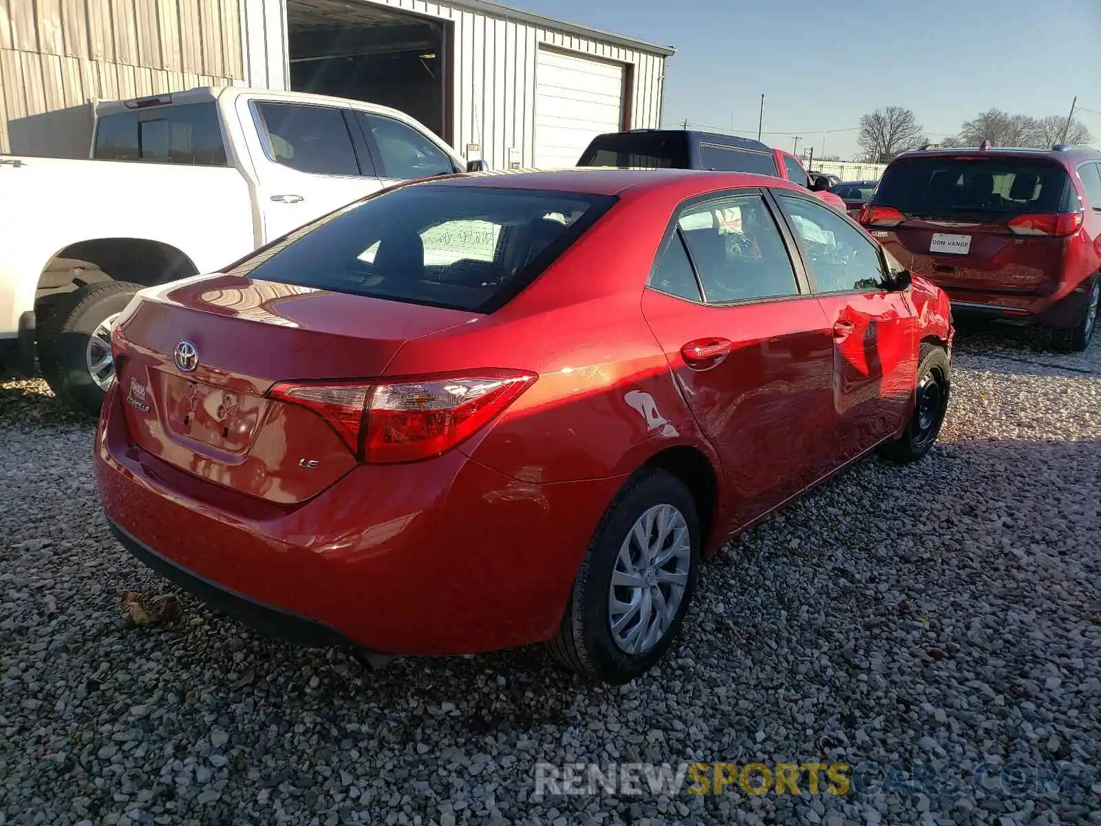 4 Photograph of a damaged car 5YFBURHE7KP915972 TOYOTA COROLLA 2019