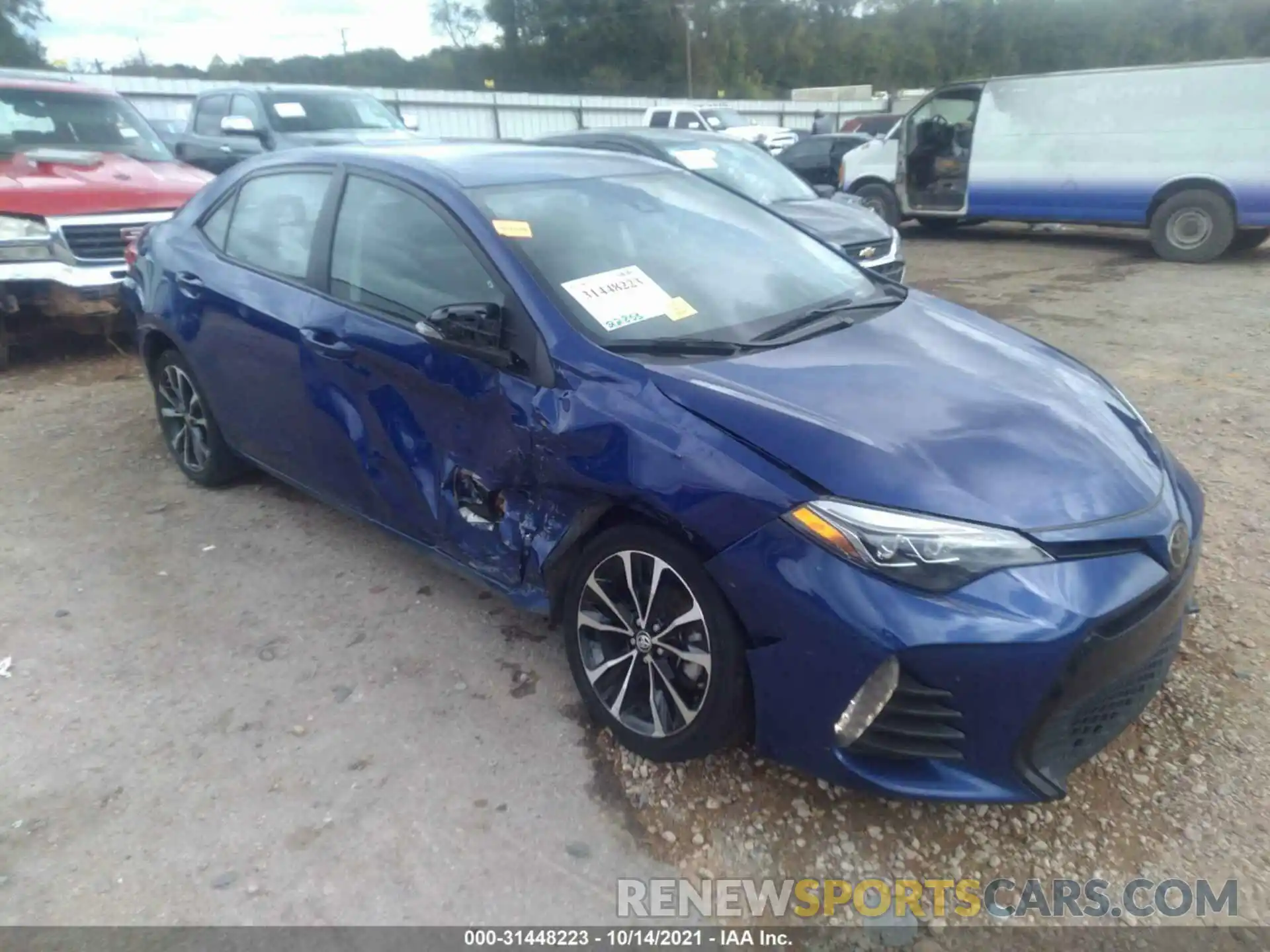 1 Photograph of a damaged car 5YFBURHE7KP916331 TOYOTA COROLLA 2019