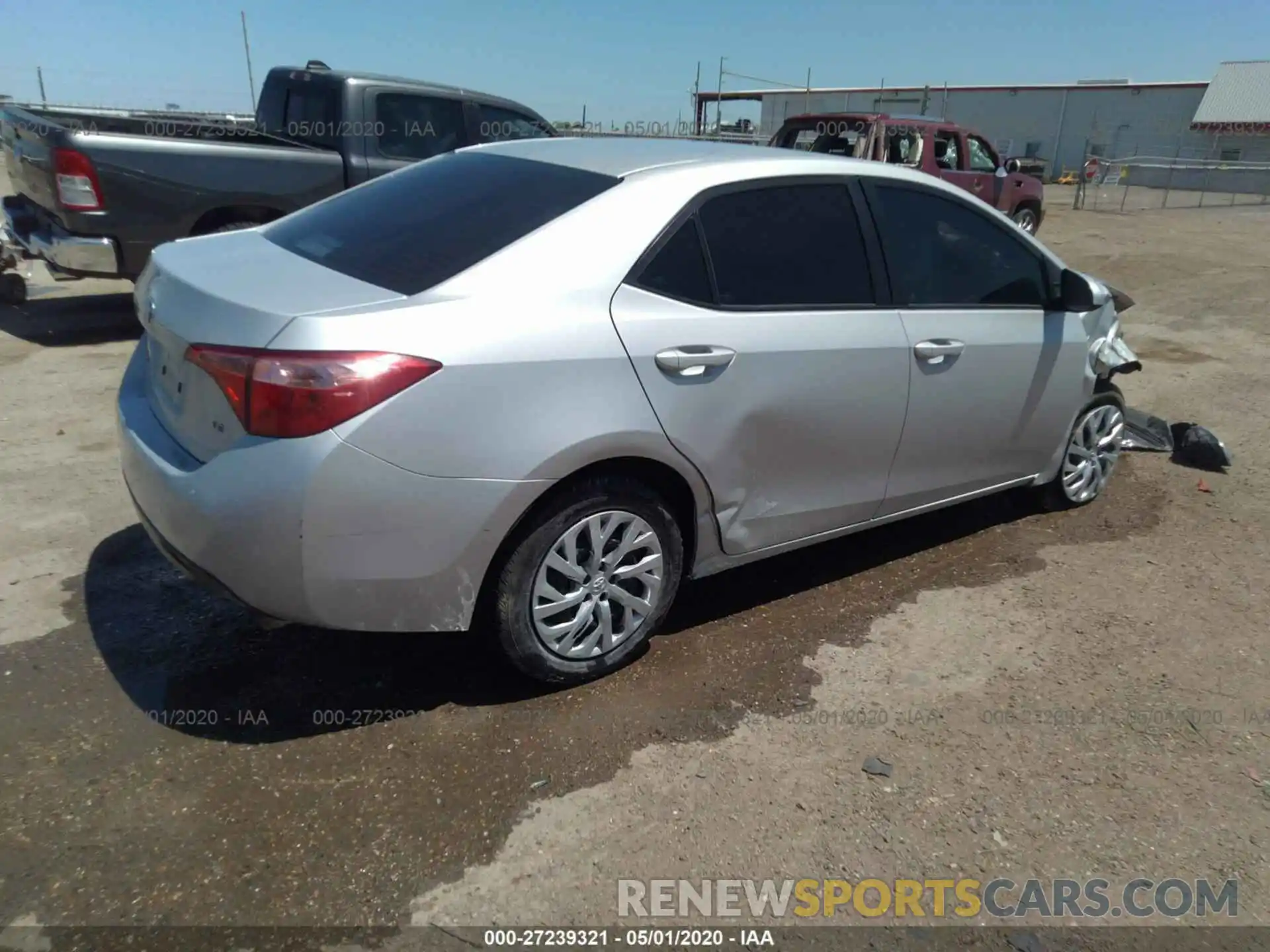 4 Photograph of a damaged car 5YFBURHE7KP916457 TOYOTA COROLLA 2019