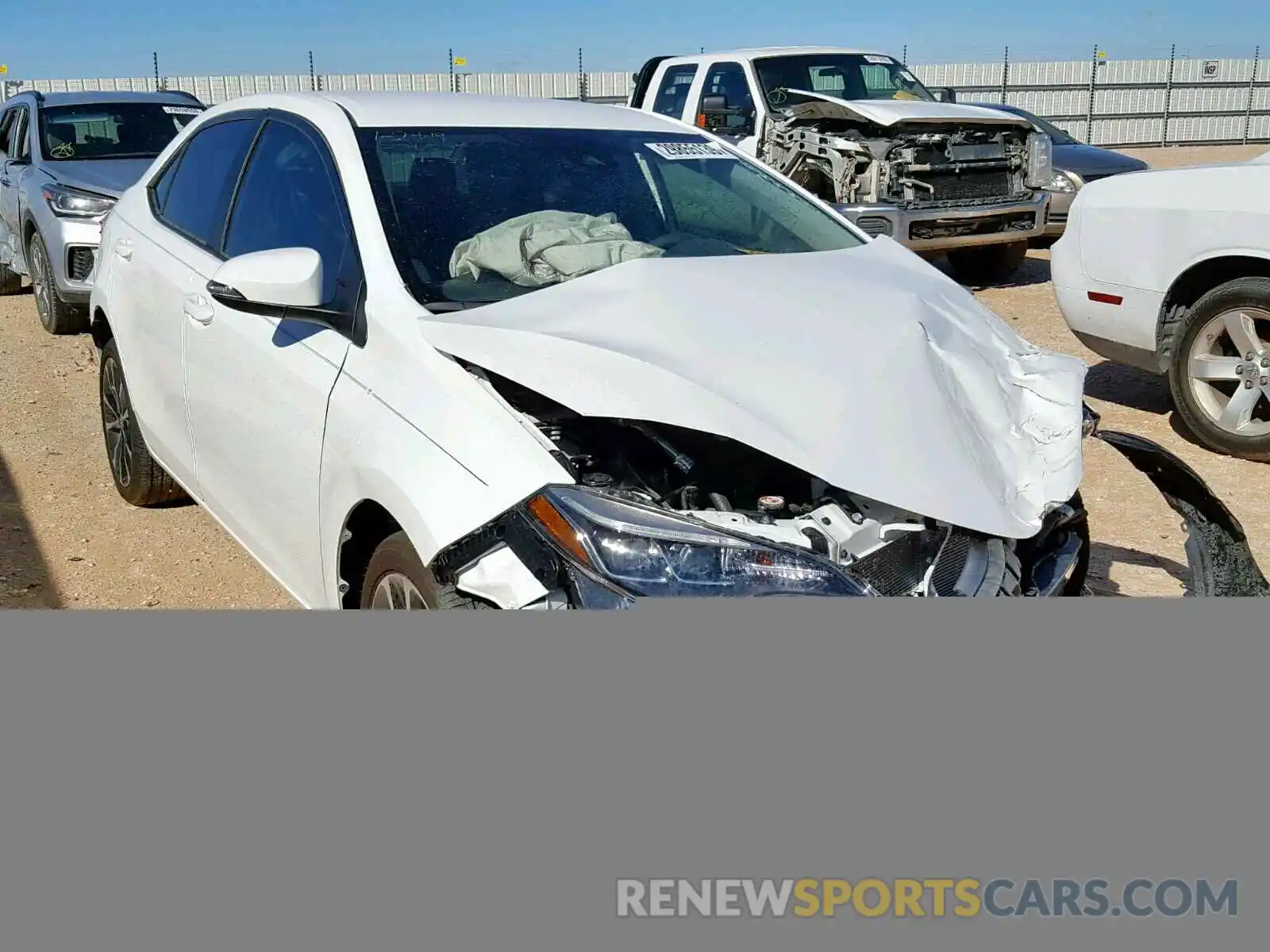 1 Photograph of a damaged car 5YFBURHE7KP916801 TOYOTA COROLLA 2019