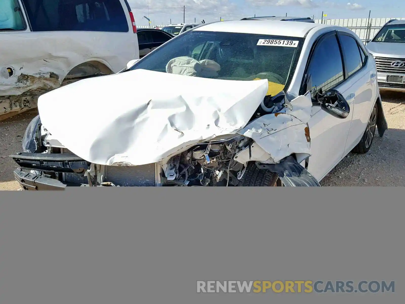 2 Photograph of a damaged car 5YFBURHE7KP916801 TOYOTA COROLLA 2019