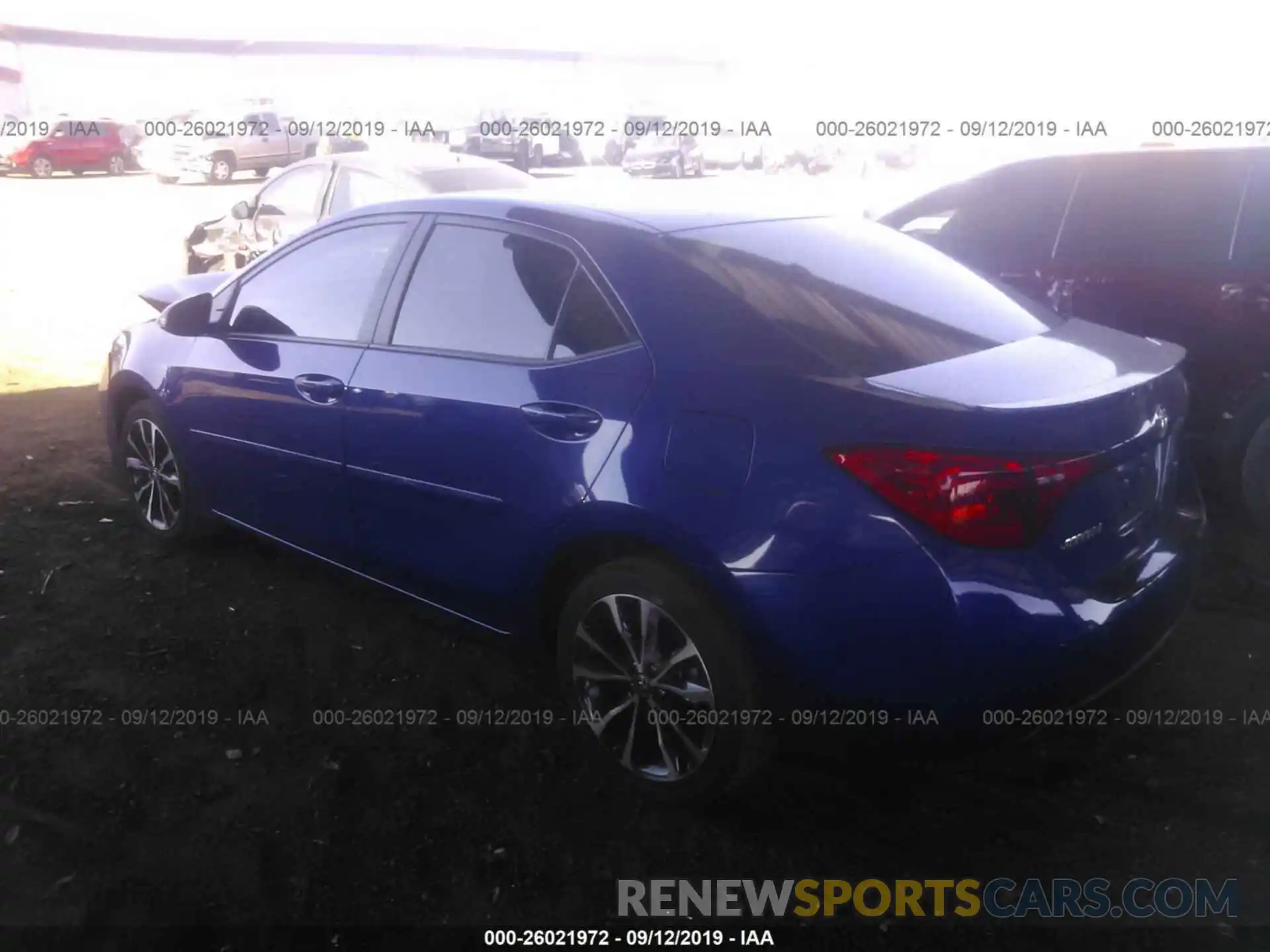 3 Photograph of a damaged car 5YFBURHE7KP916944 TOYOTA COROLLA 2019