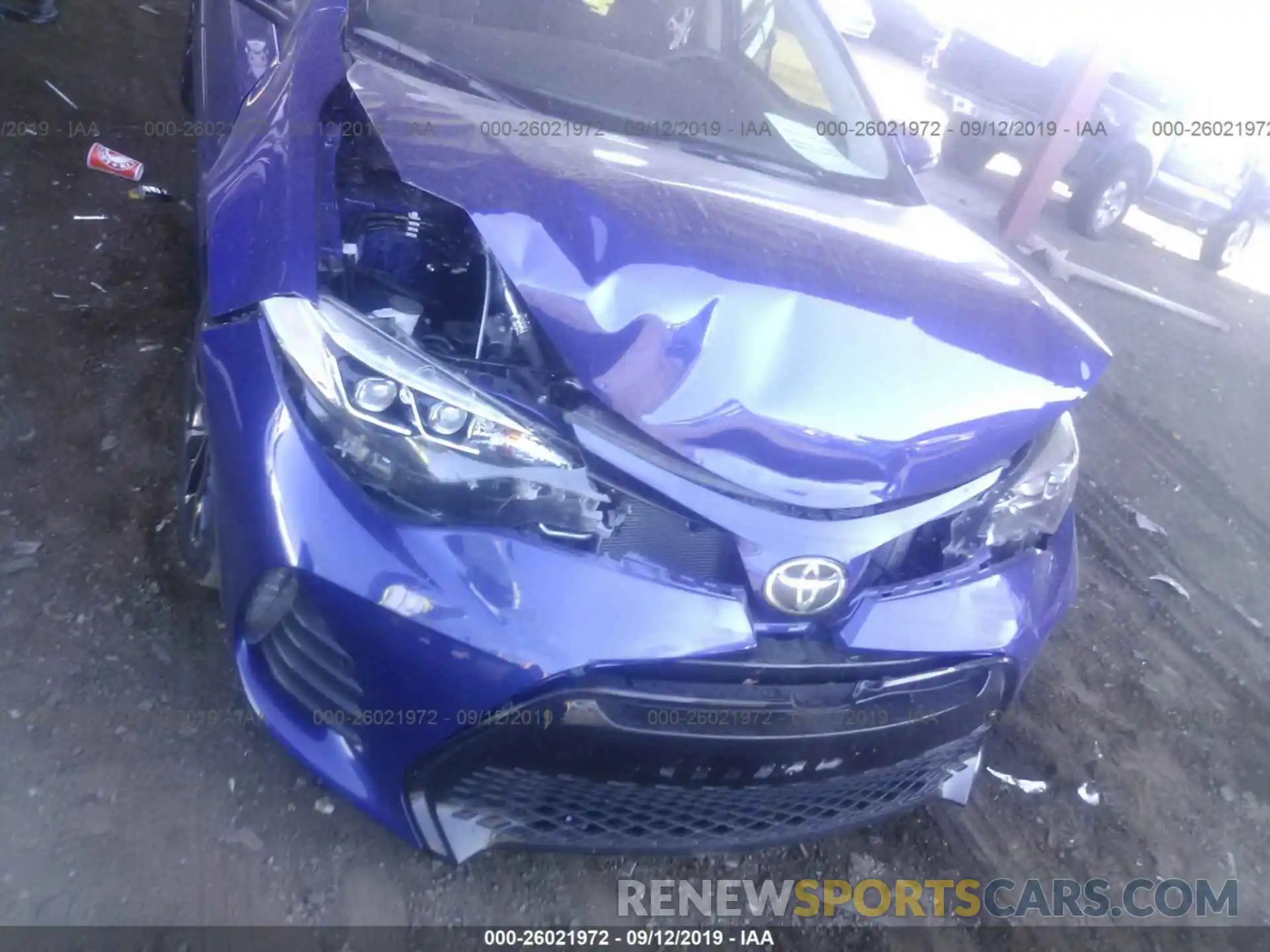 6 Photograph of a damaged car 5YFBURHE7KP916944 TOYOTA COROLLA 2019