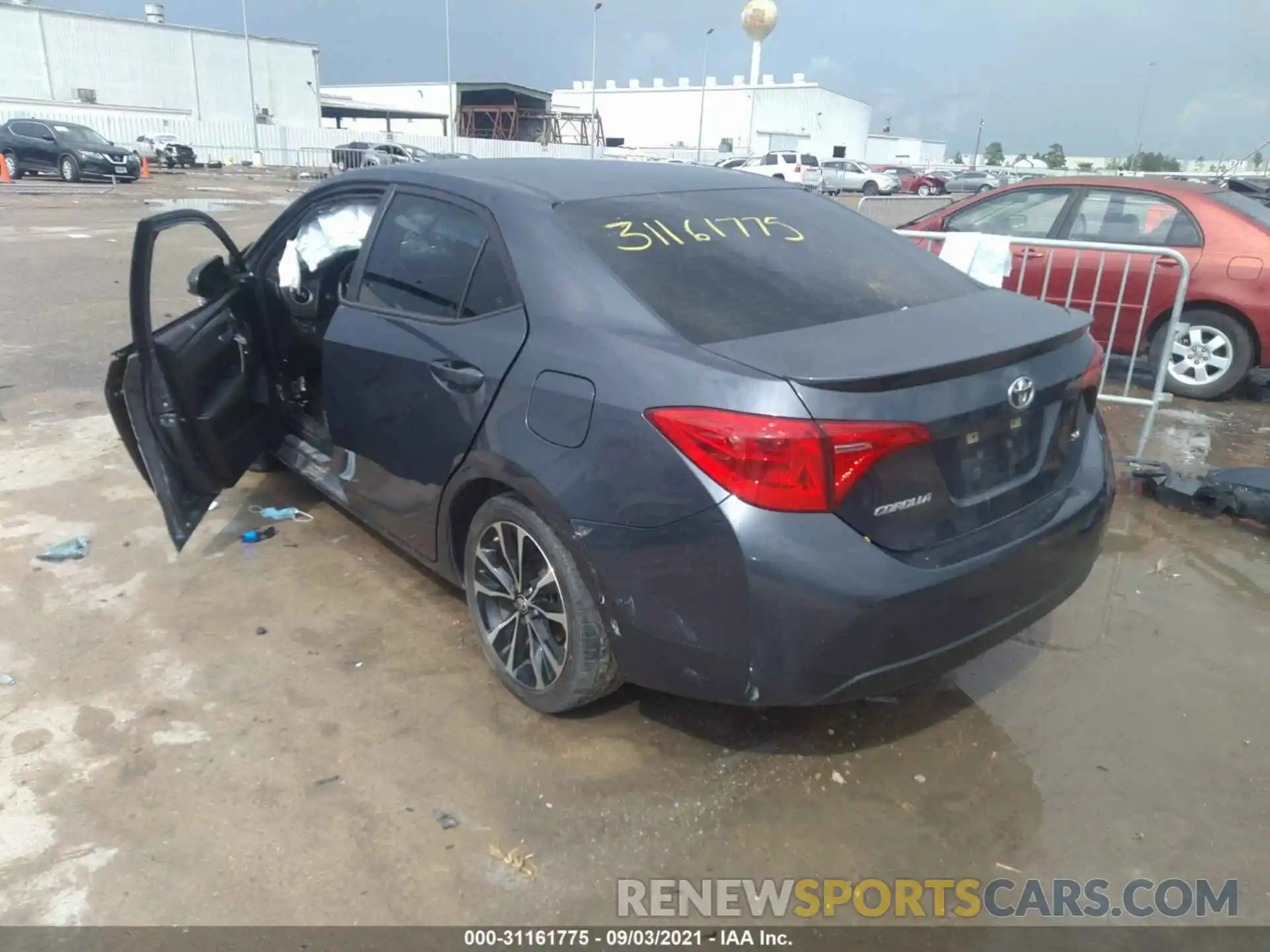 3 Photograph of a damaged car 5YFBURHE7KP916975 TOYOTA COROLLA 2019