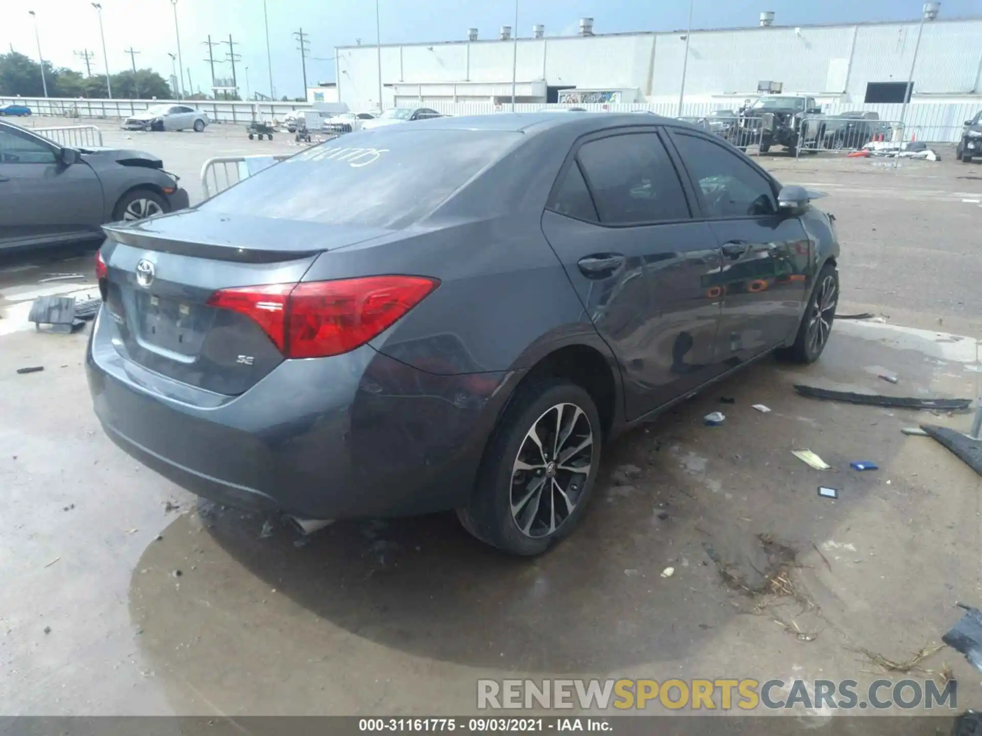 4 Photograph of a damaged car 5YFBURHE7KP916975 TOYOTA COROLLA 2019