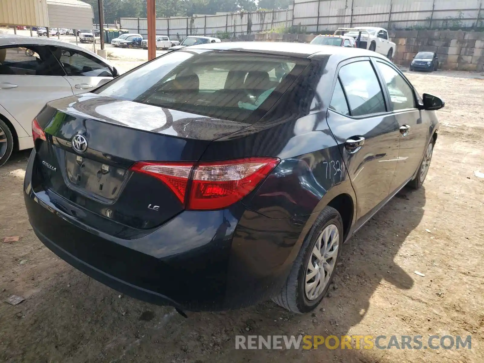 4 Photograph of a damaged car 5YFBURHE7KP917057 TOYOTA COROLLA 2019