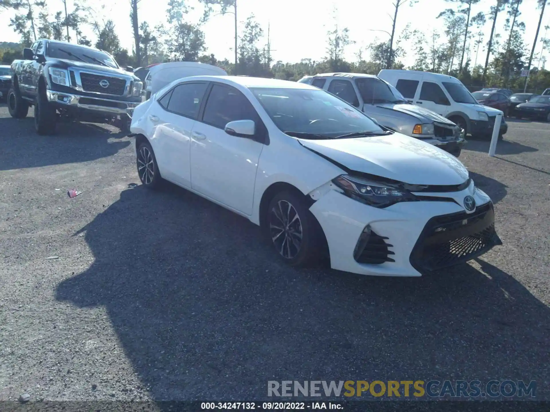 1 Photograph of a damaged car 5YFBURHE7KP917706 TOYOTA COROLLA 2019