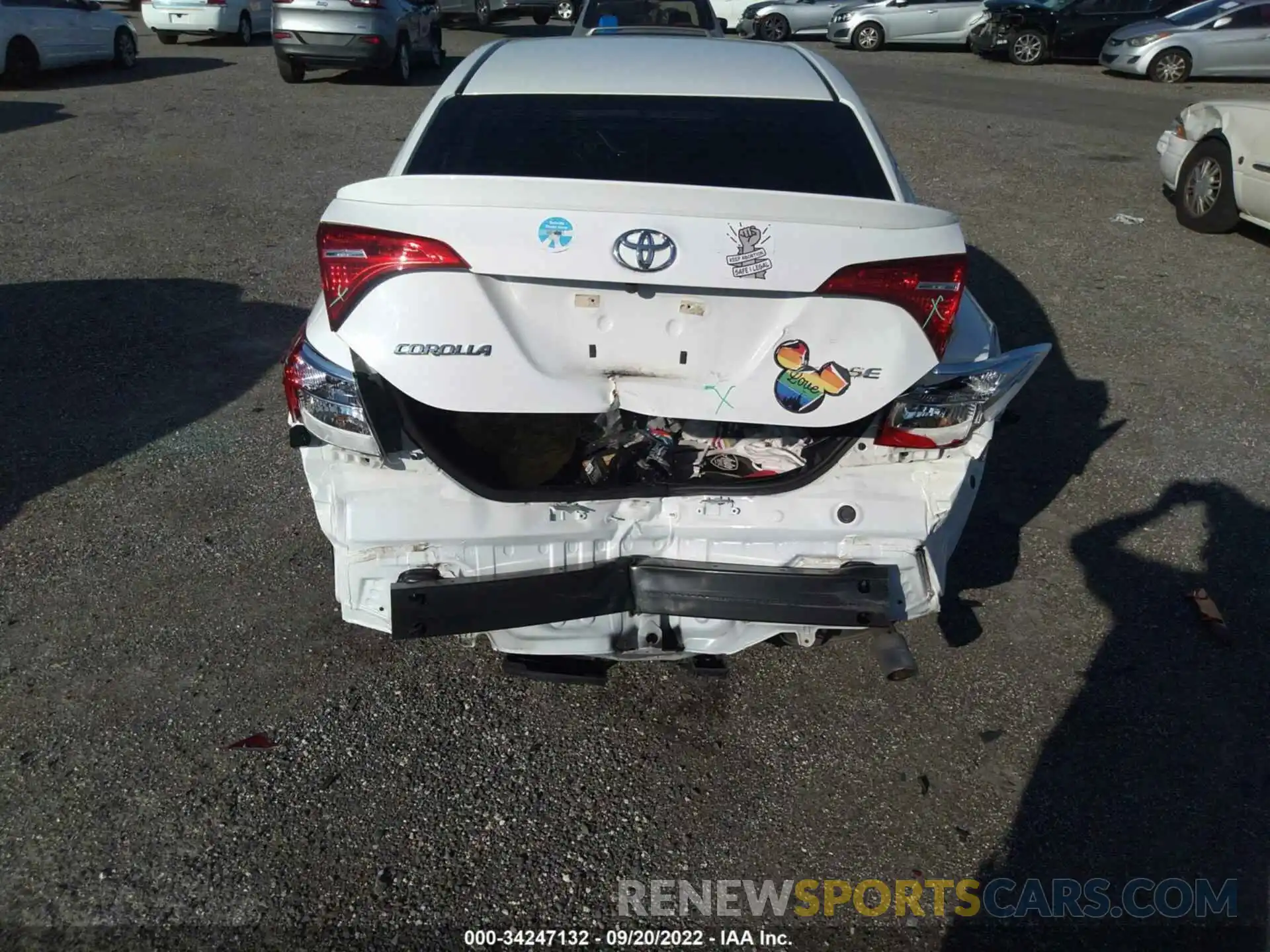 6 Photograph of a damaged car 5YFBURHE7KP917706 TOYOTA COROLLA 2019