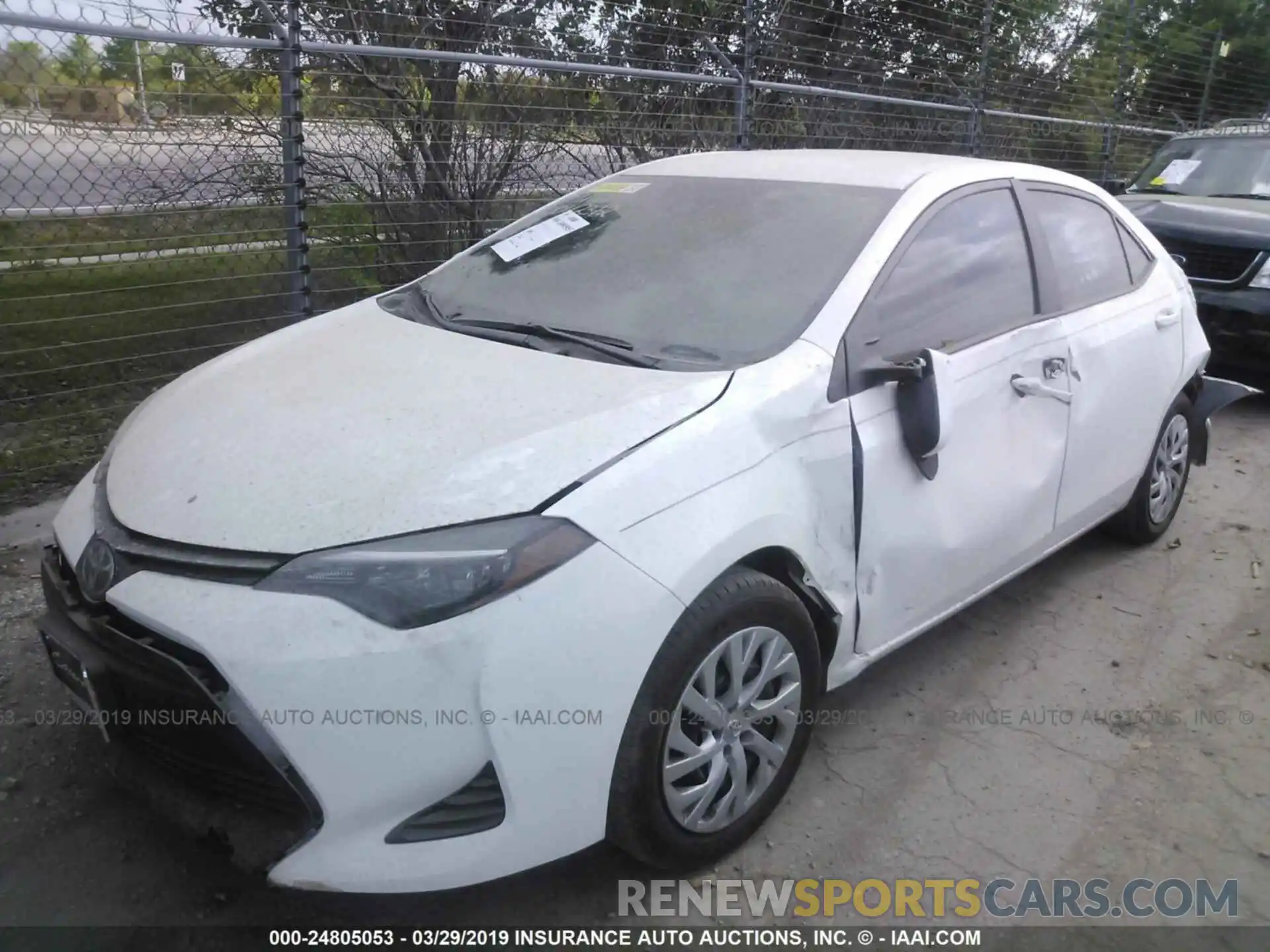 2 Photograph of a damaged car 5YFBURHE7KP917978 TOYOTA COROLLA 2019