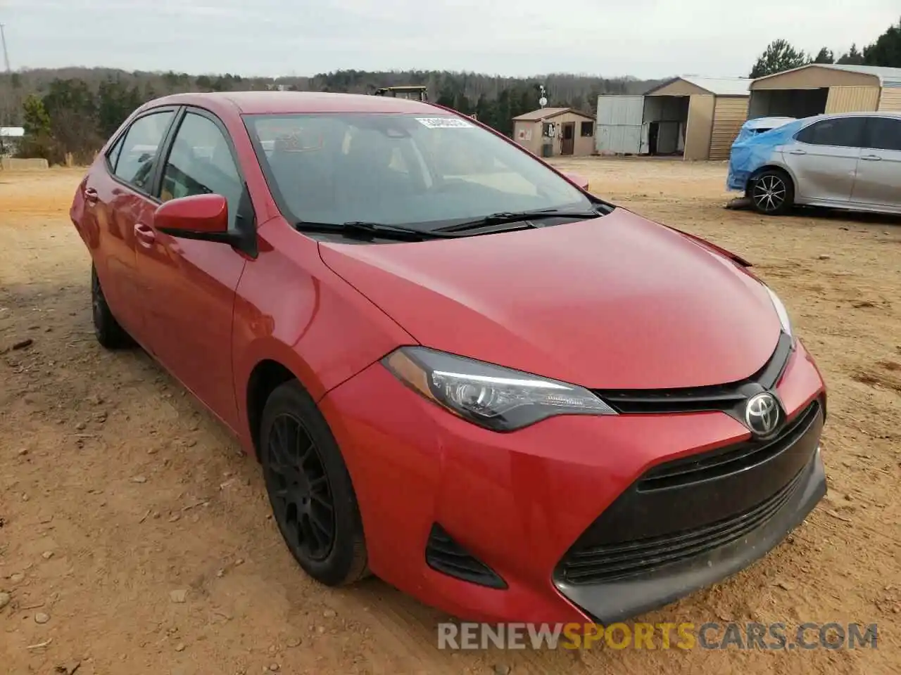 1 Photograph of a damaged car 5YFBURHE7KP918029 TOYOTA COROLLA 2019