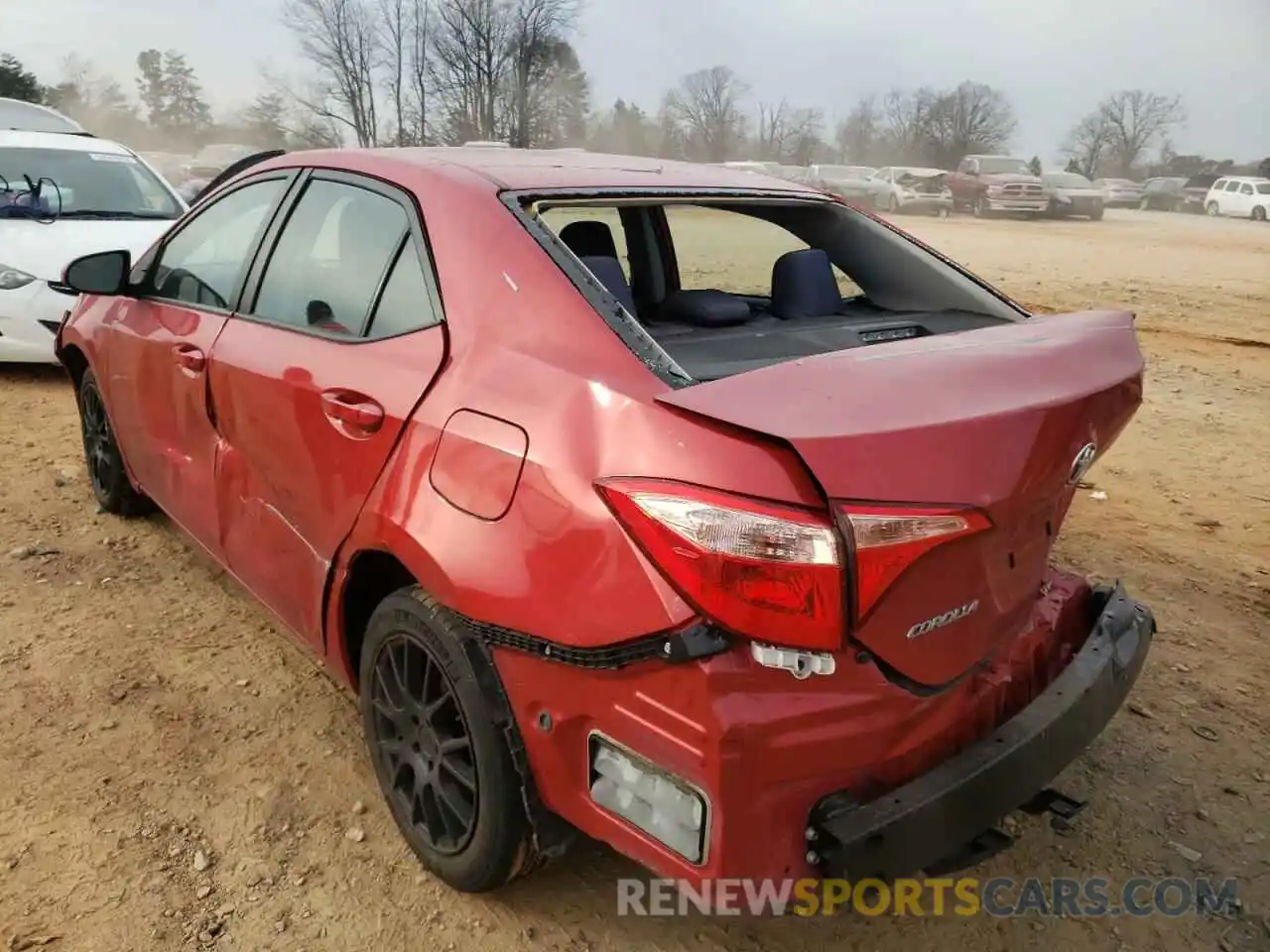 3 Photograph of a damaged car 5YFBURHE7KP918029 TOYOTA COROLLA 2019