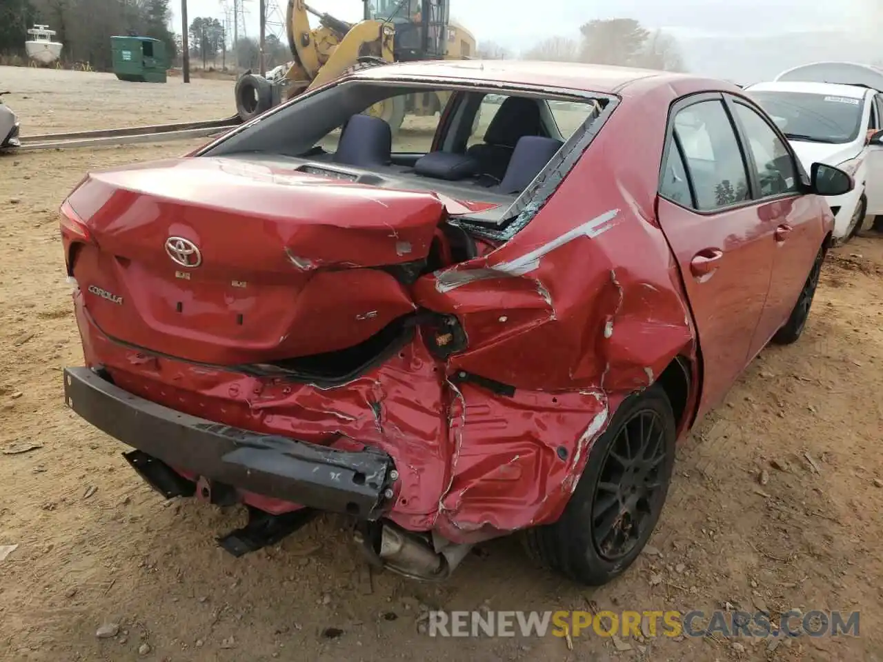 4 Photograph of a damaged car 5YFBURHE7KP918029 TOYOTA COROLLA 2019