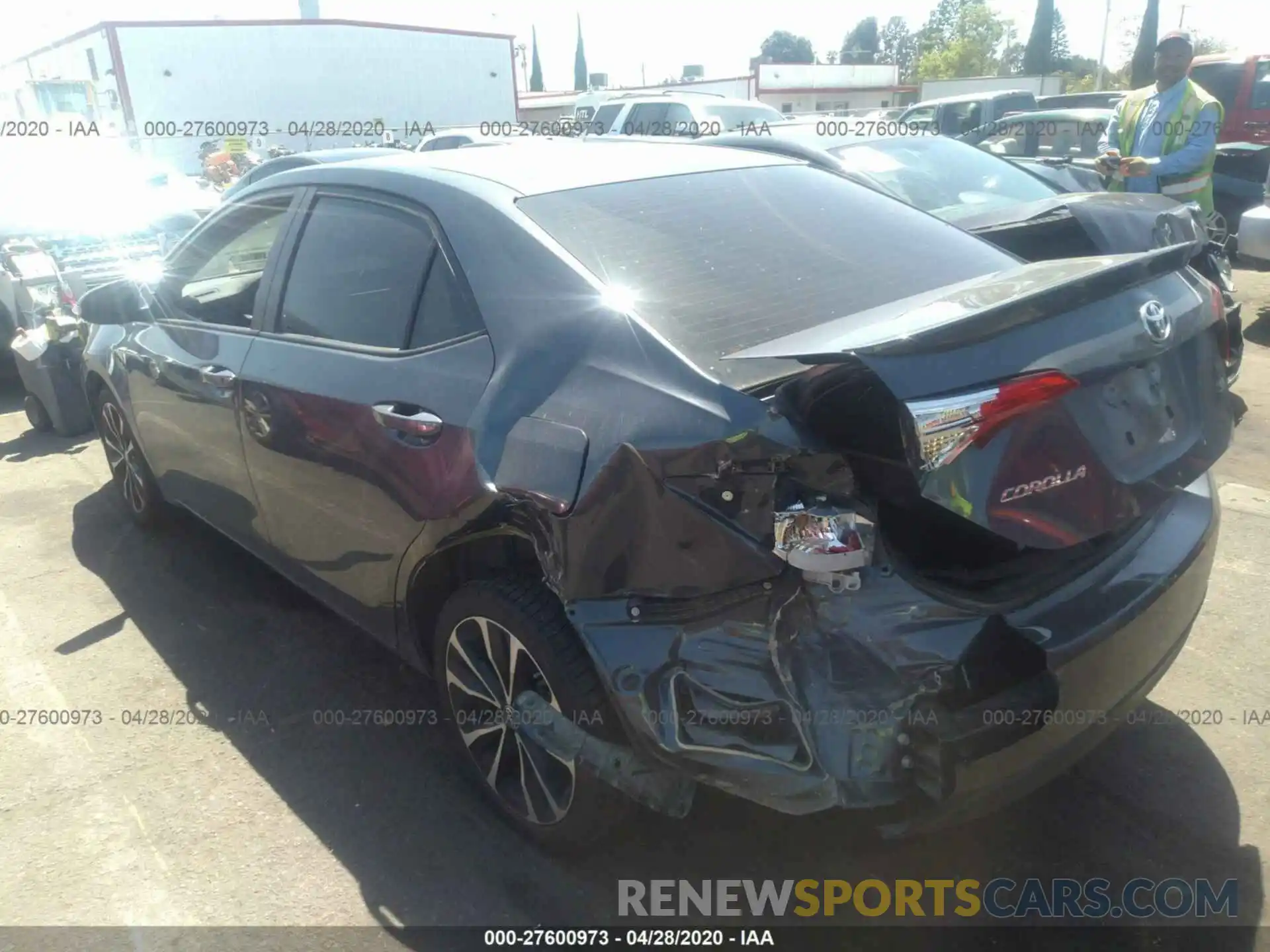 3 Photograph of a damaged car 5YFBURHE7KP918094 TOYOTA COROLLA 2019