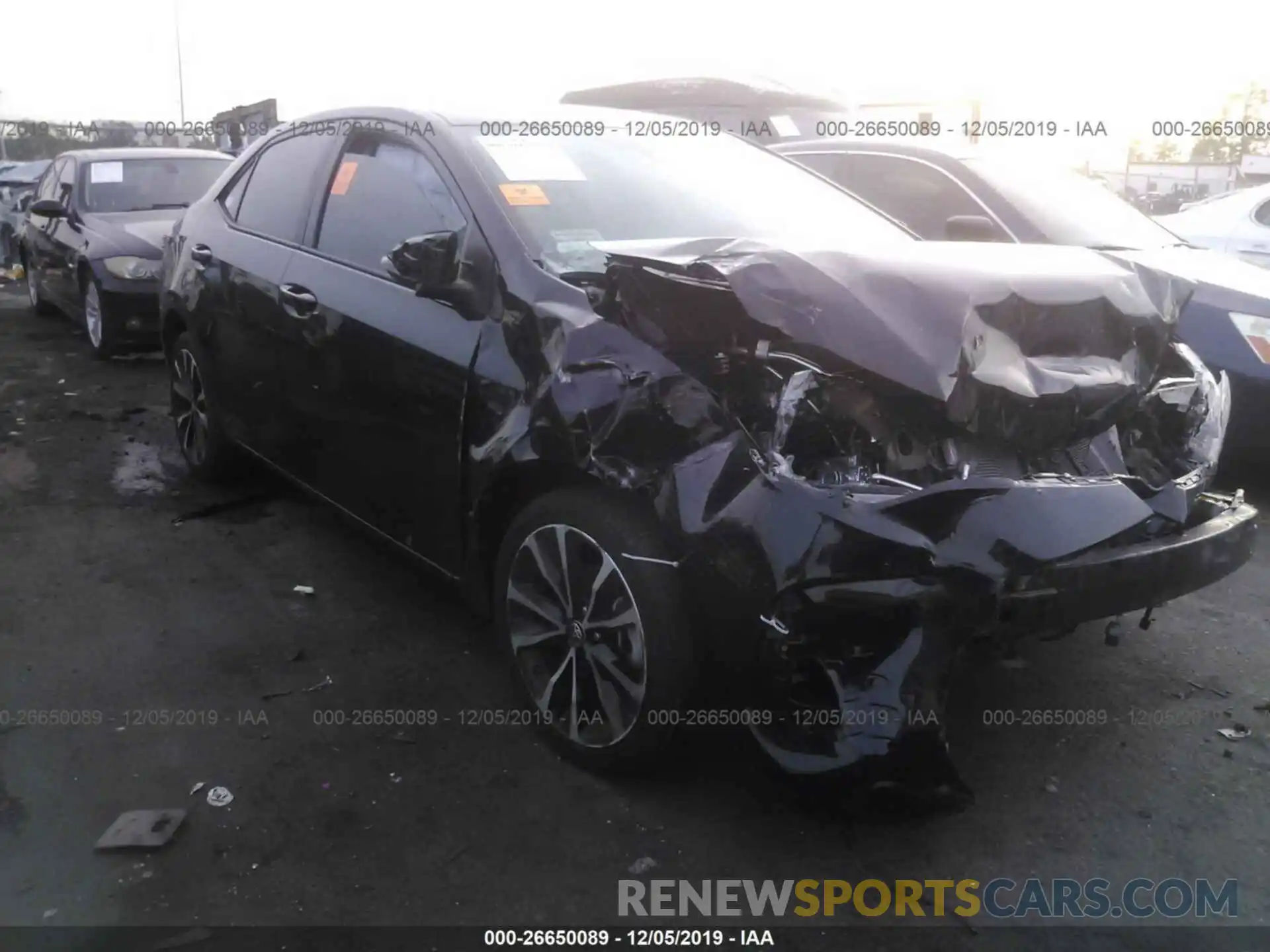 1 Photograph of a damaged car 5YFBURHE7KP918869 TOYOTA COROLLA 2019