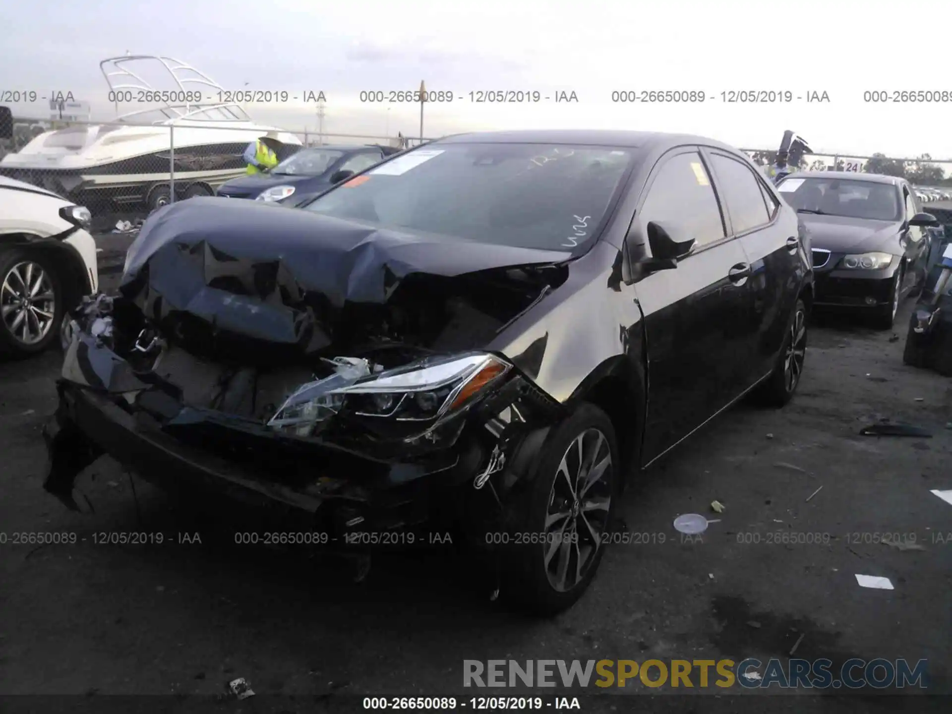 2 Photograph of a damaged car 5YFBURHE7KP918869 TOYOTA COROLLA 2019