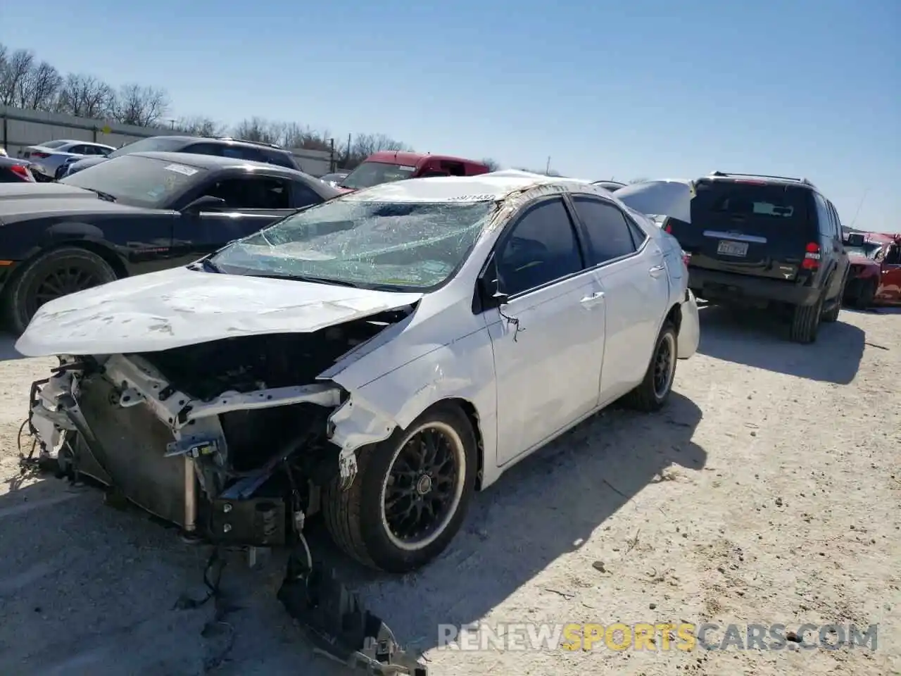 2 Photograph of a damaged car 5YFBURHE7KP918970 TOYOTA COROLLA 2019