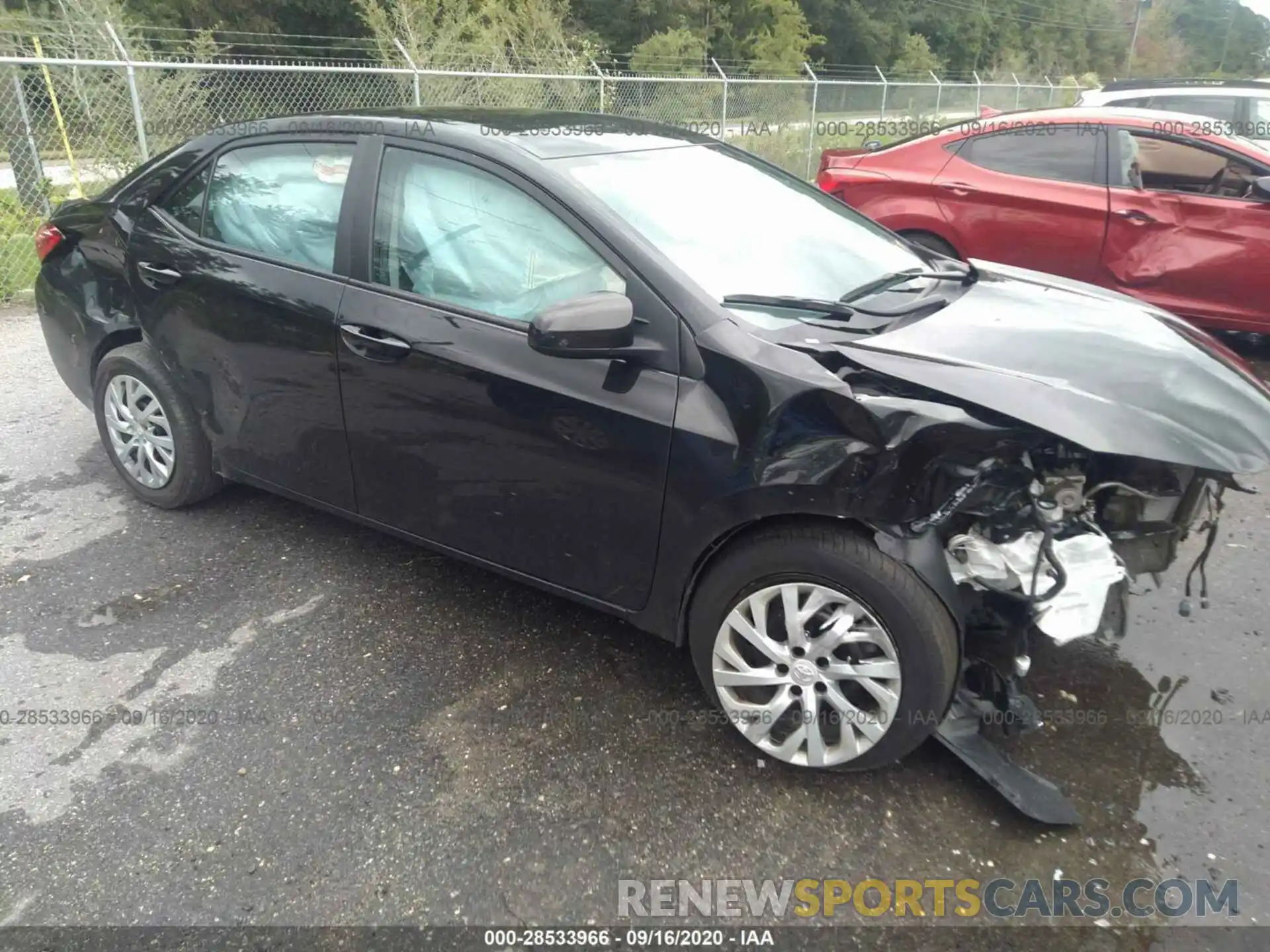 1 Photograph of a damaged car 5YFBURHE7KP919116 TOYOTA COROLLA 2019