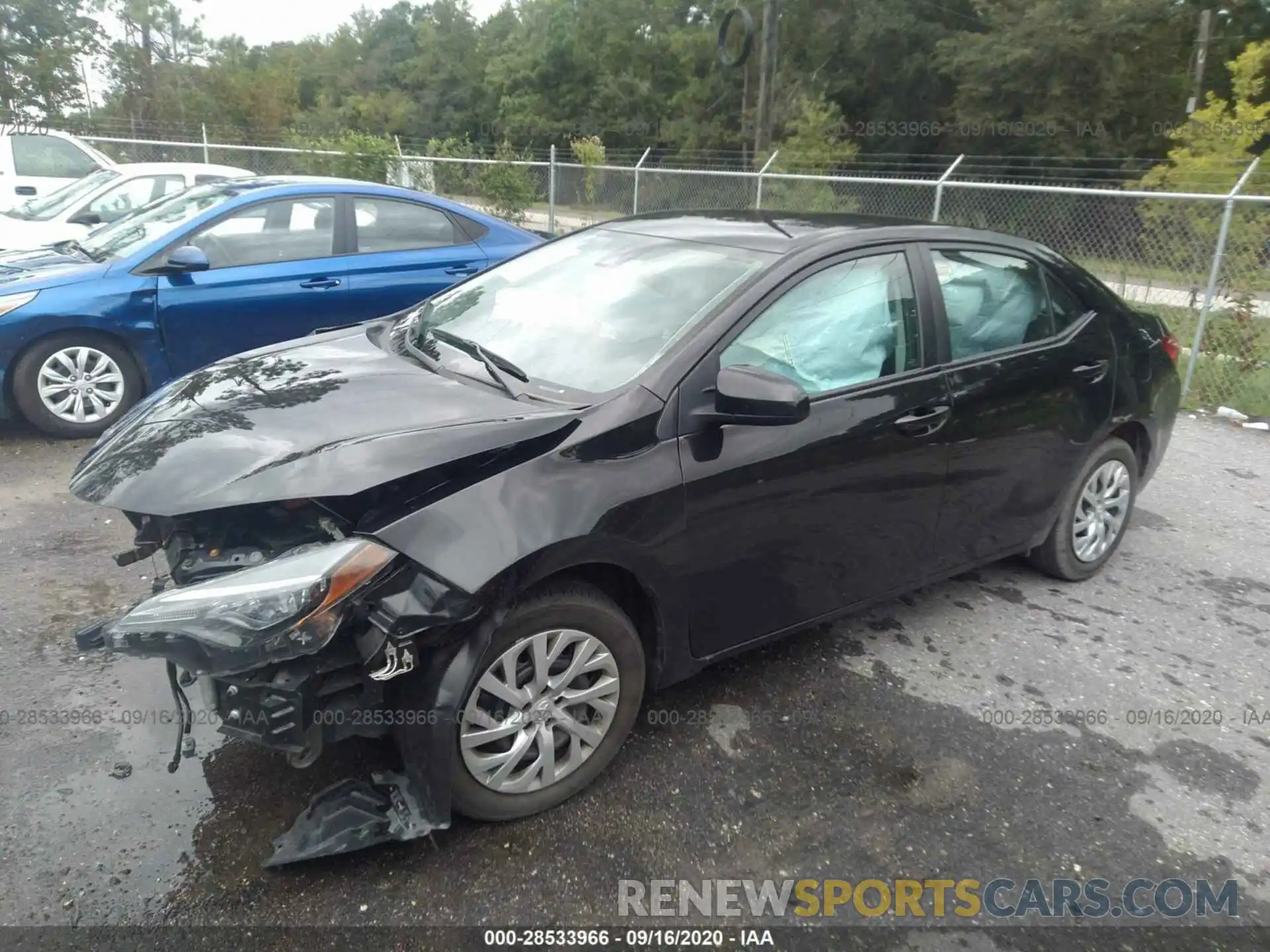 2 Photograph of a damaged car 5YFBURHE7KP919116 TOYOTA COROLLA 2019