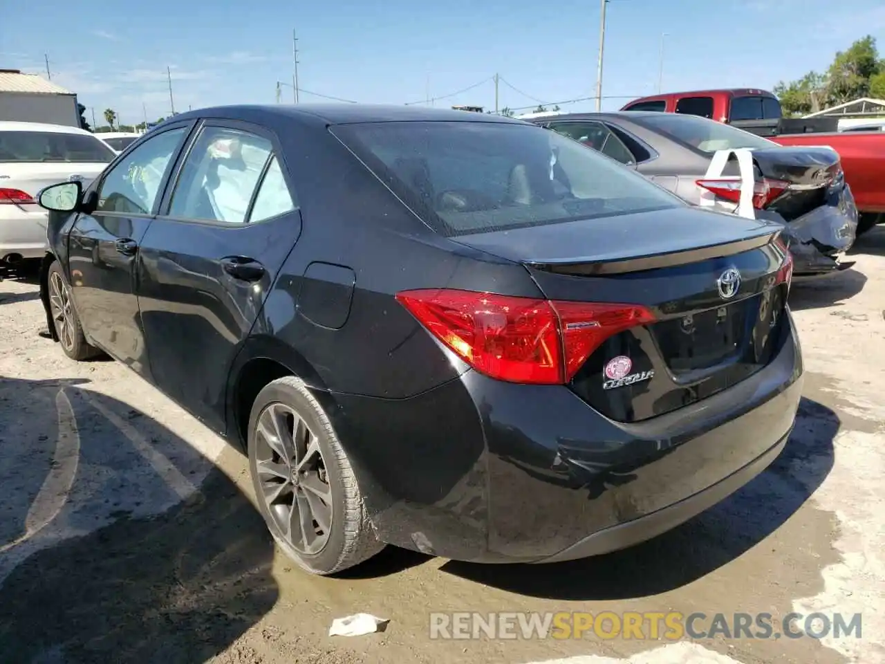 3 Photograph of a damaged car 5YFBURHE7KP919553 TOYOTA COROLLA 2019