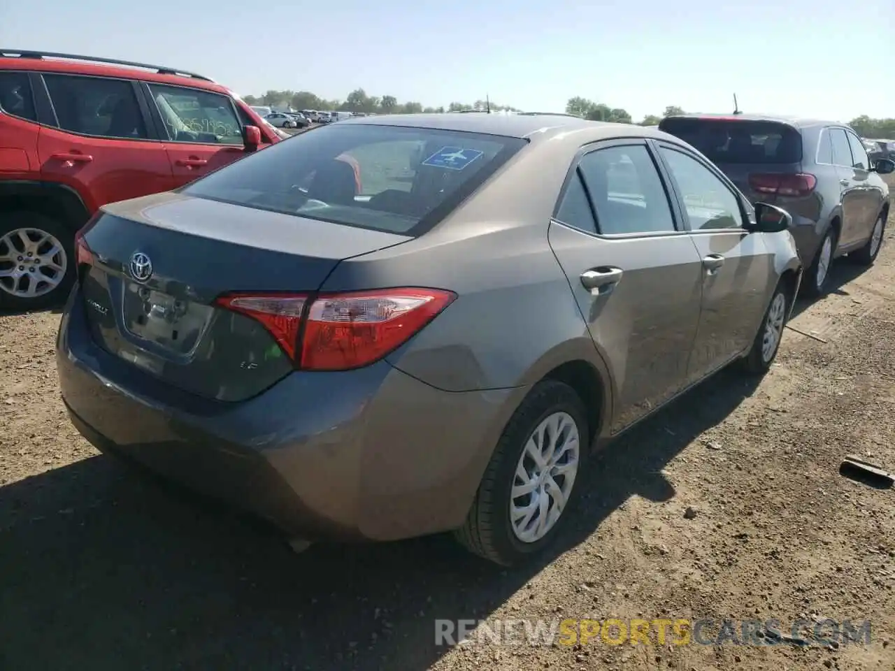 4 Photograph of a damaged car 5YFBURHE7KP919715 TOYOTA COROLLA 2019