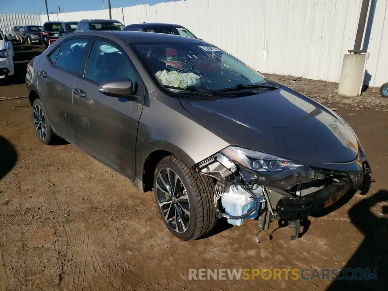 1 Photograph of a damaged car 5YFBURHE7KP919911 TOYOTA COROLLA 2019