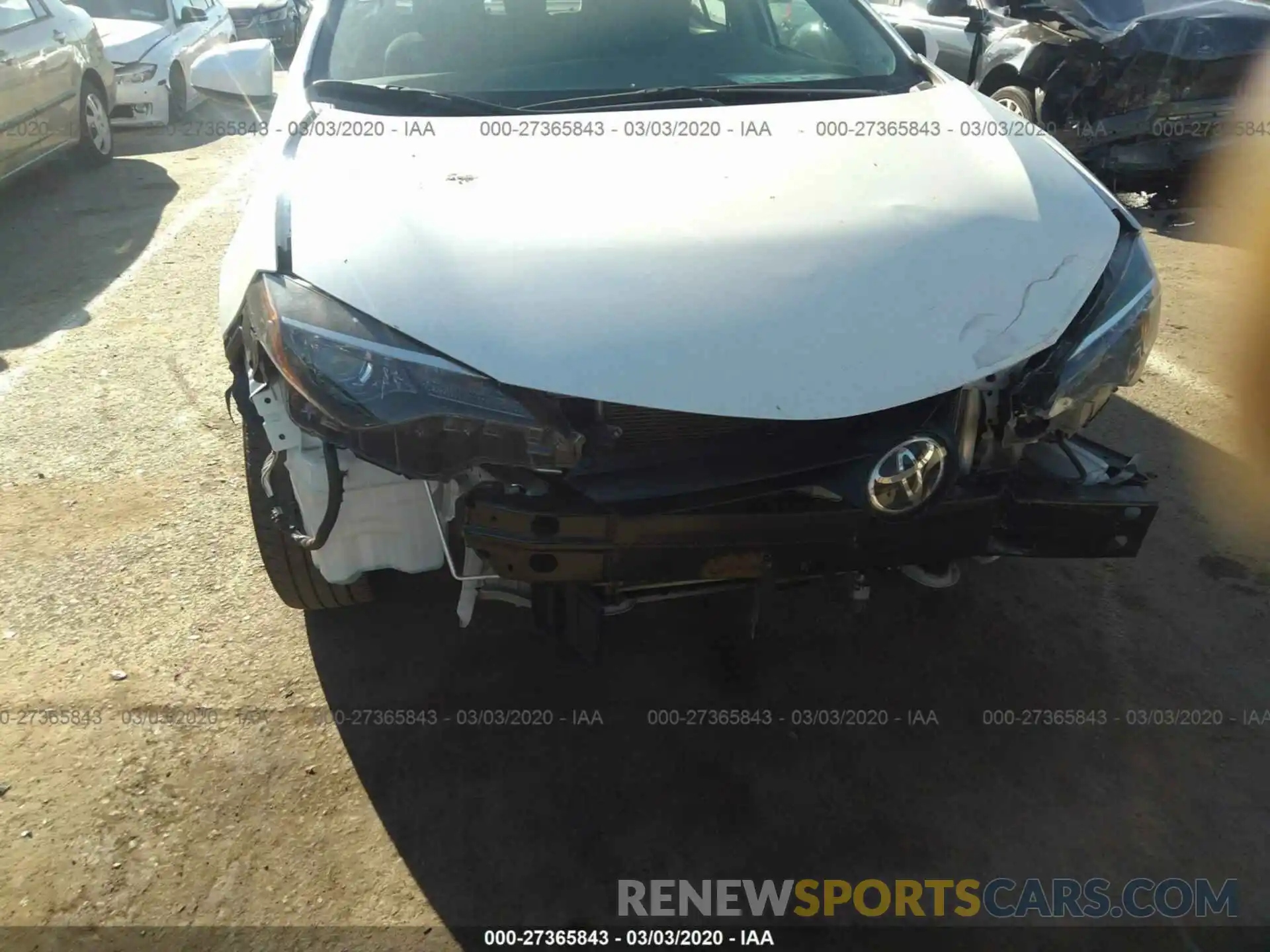 6 Photograph of a damaged car 5YFBURHE7KP919939 TOYOTA COROLLA 2019