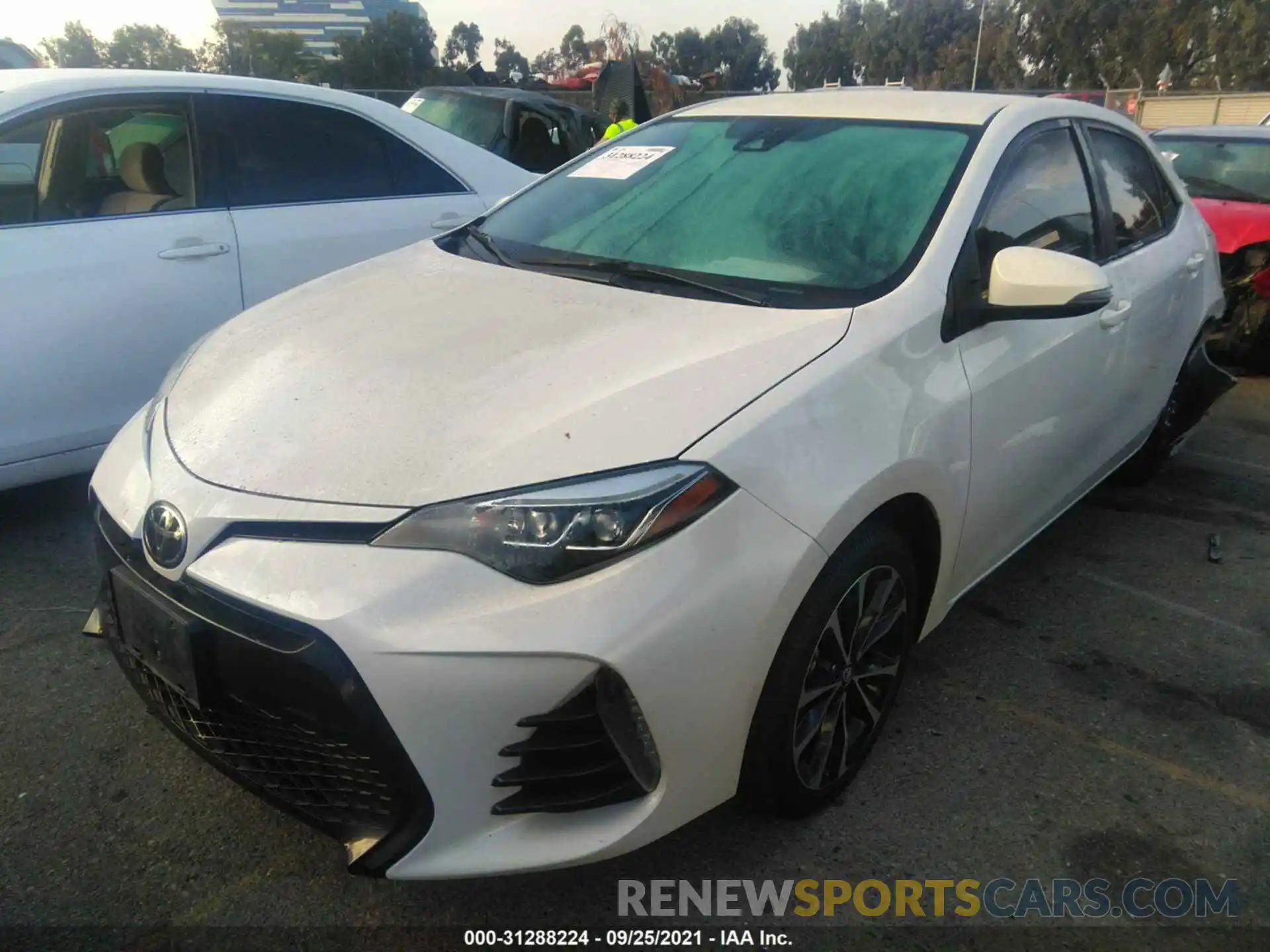 2 Photograph of a damaged car 5YFBURHE7KP920170 TOYOTA COROLLA 2019