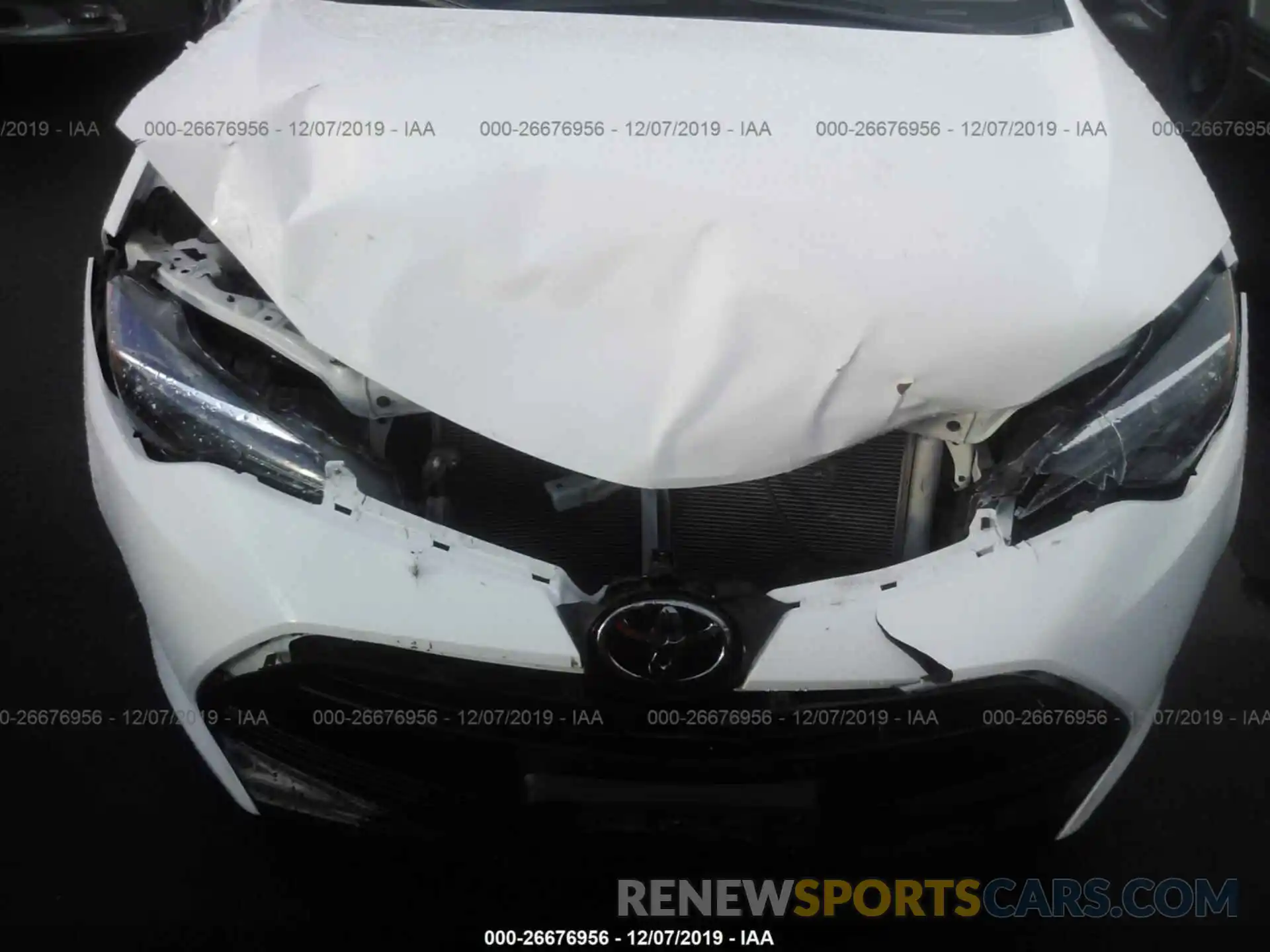 6 Photograph of a damaged car 5YFBURHE7KP920377 TOYOTA COROLLA 2019