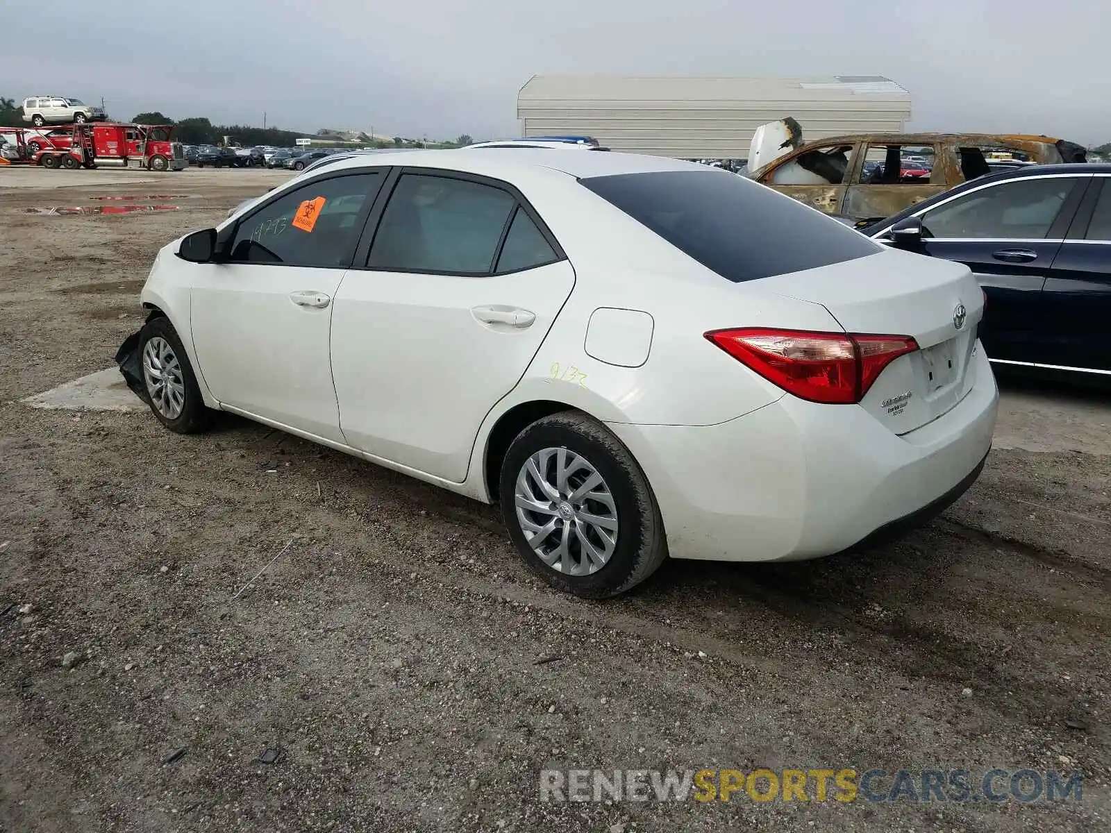 3 Photograph of a damaged car 5YFBURHE7KP921092 TOYOTA COROLLA 2019