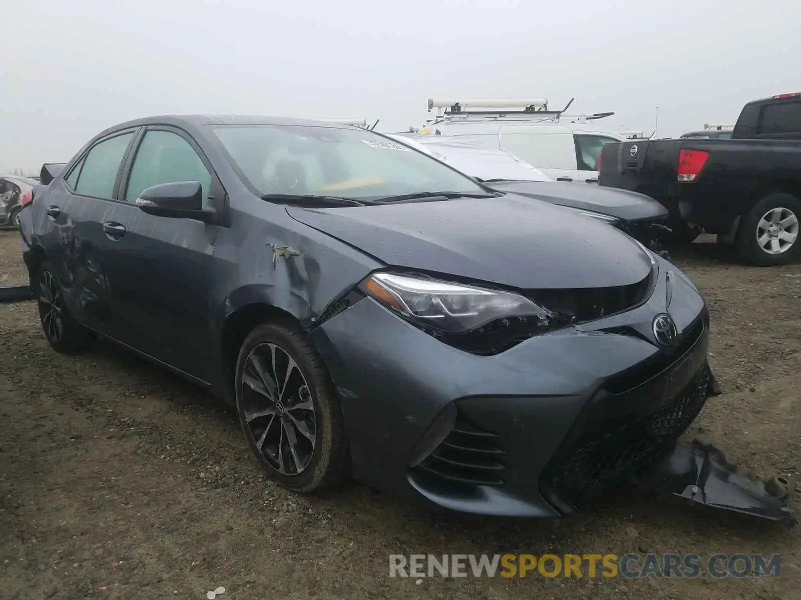 1 Photograph of a damaged car 5YFBURHE7KP921237 TOYOTA COROLLA 2019