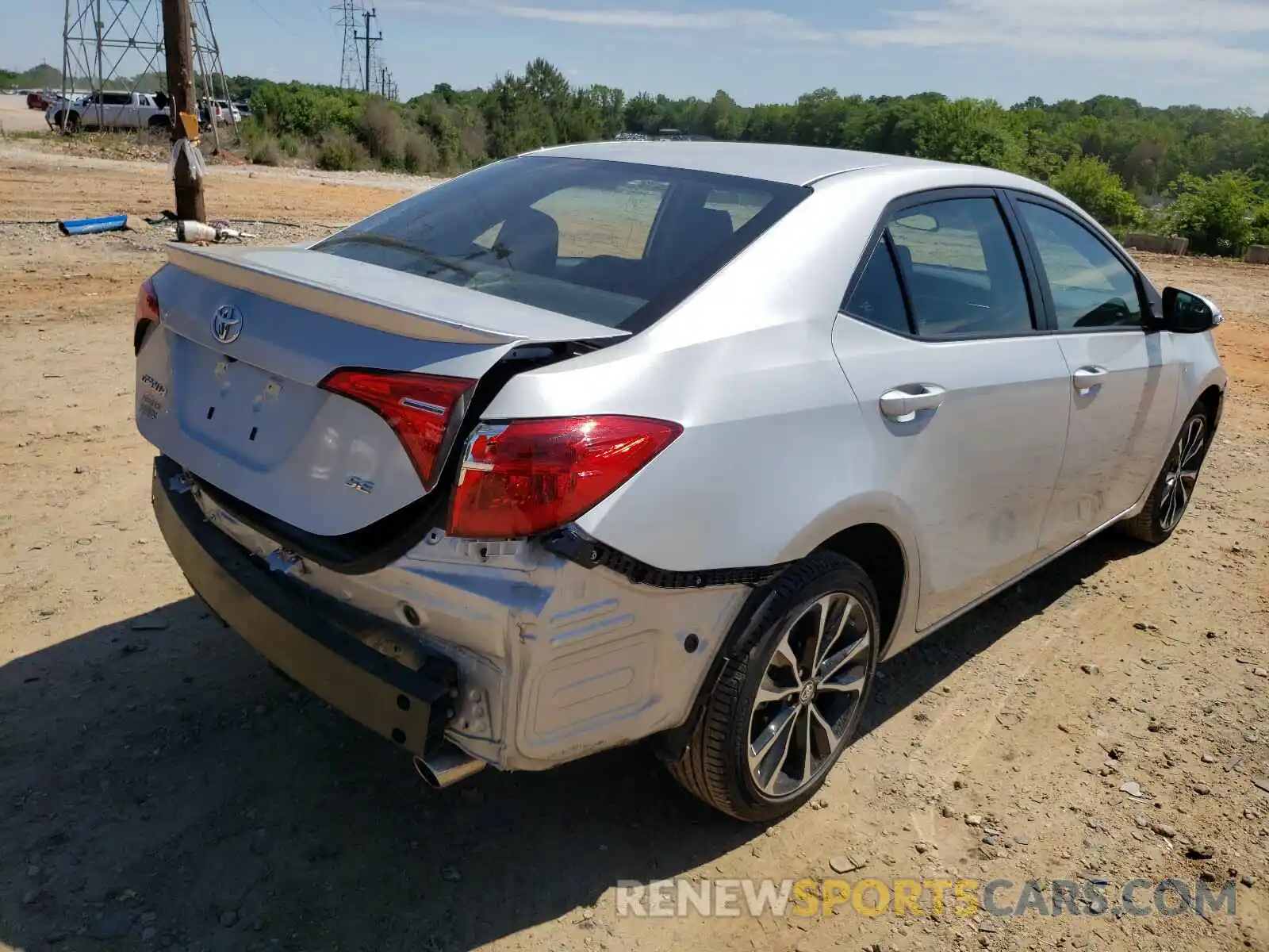 4 Photograph of a damaged car 5YFBURHE7KP921478 TOYOTA COROLLA 2019